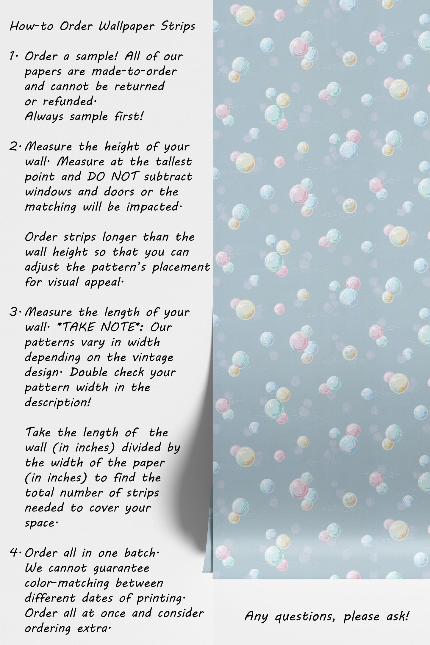 Bubbles Novelty in Blue