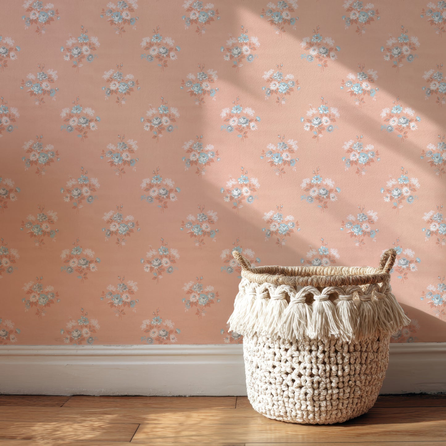 Renee Rose Floral on Peach