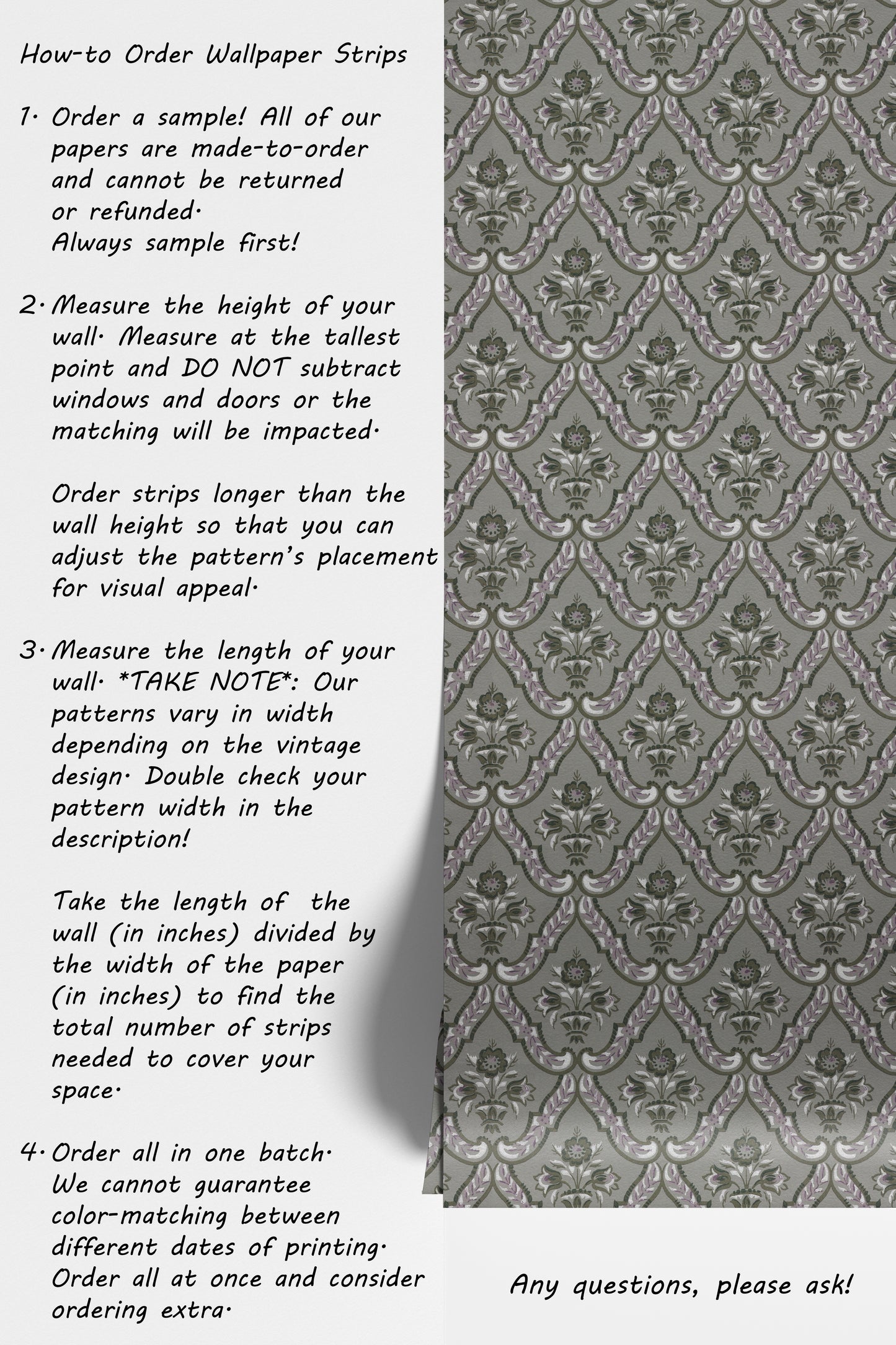 Avery Floral Damask