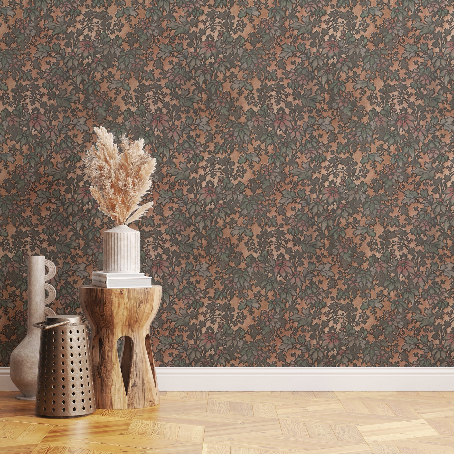 Tawny Antique Floral