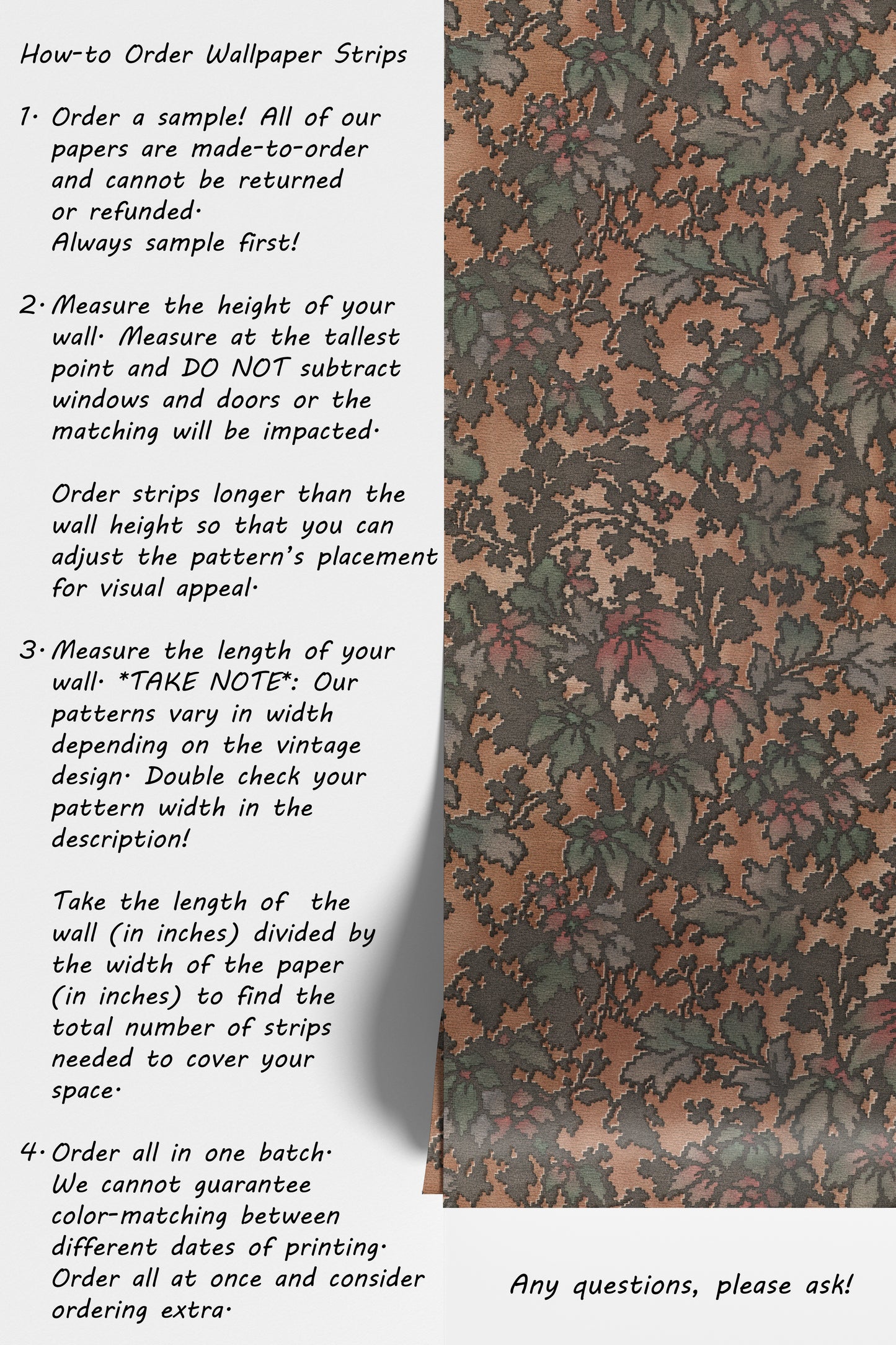 Tawny Antique Floral