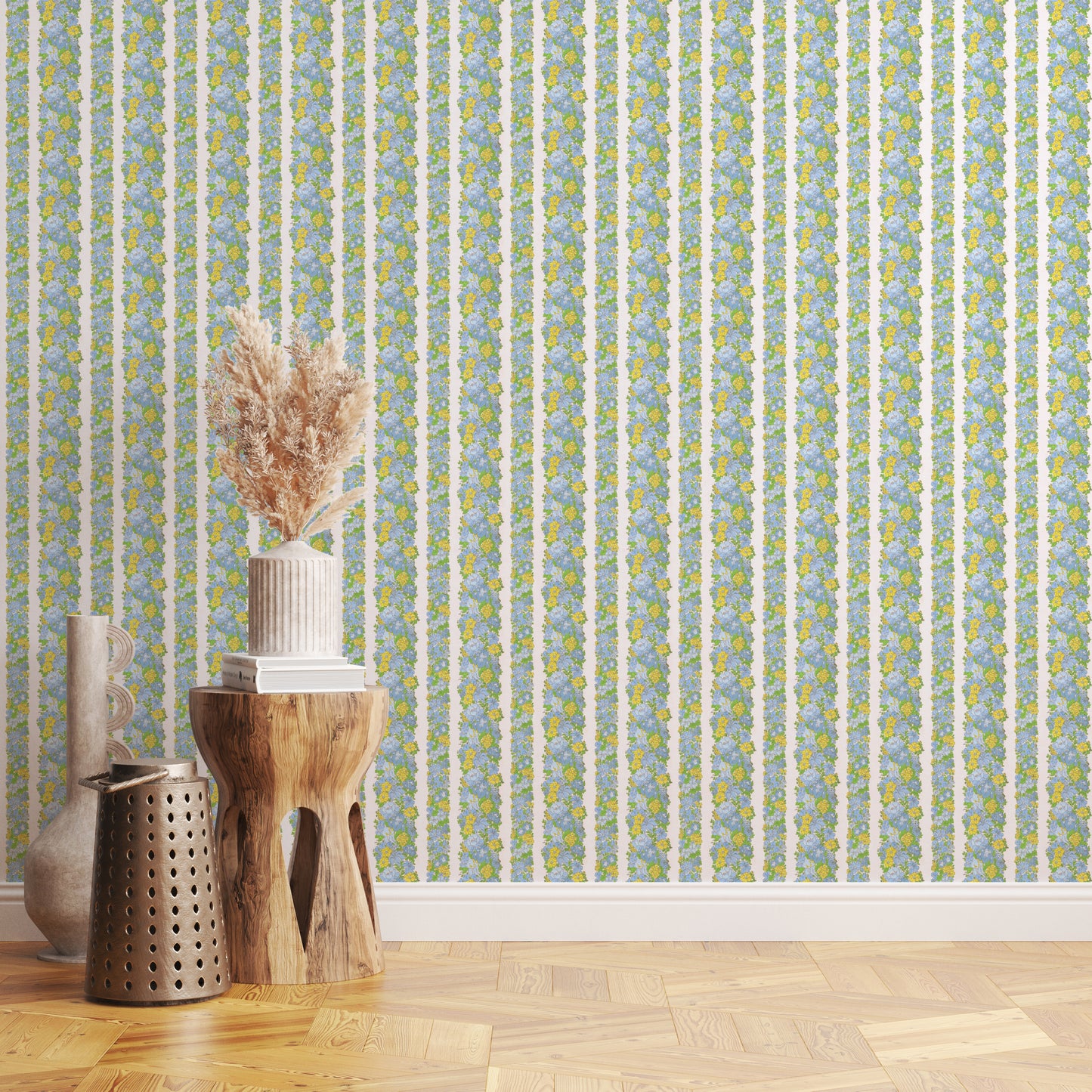 Fallon Retro Floral Stripe