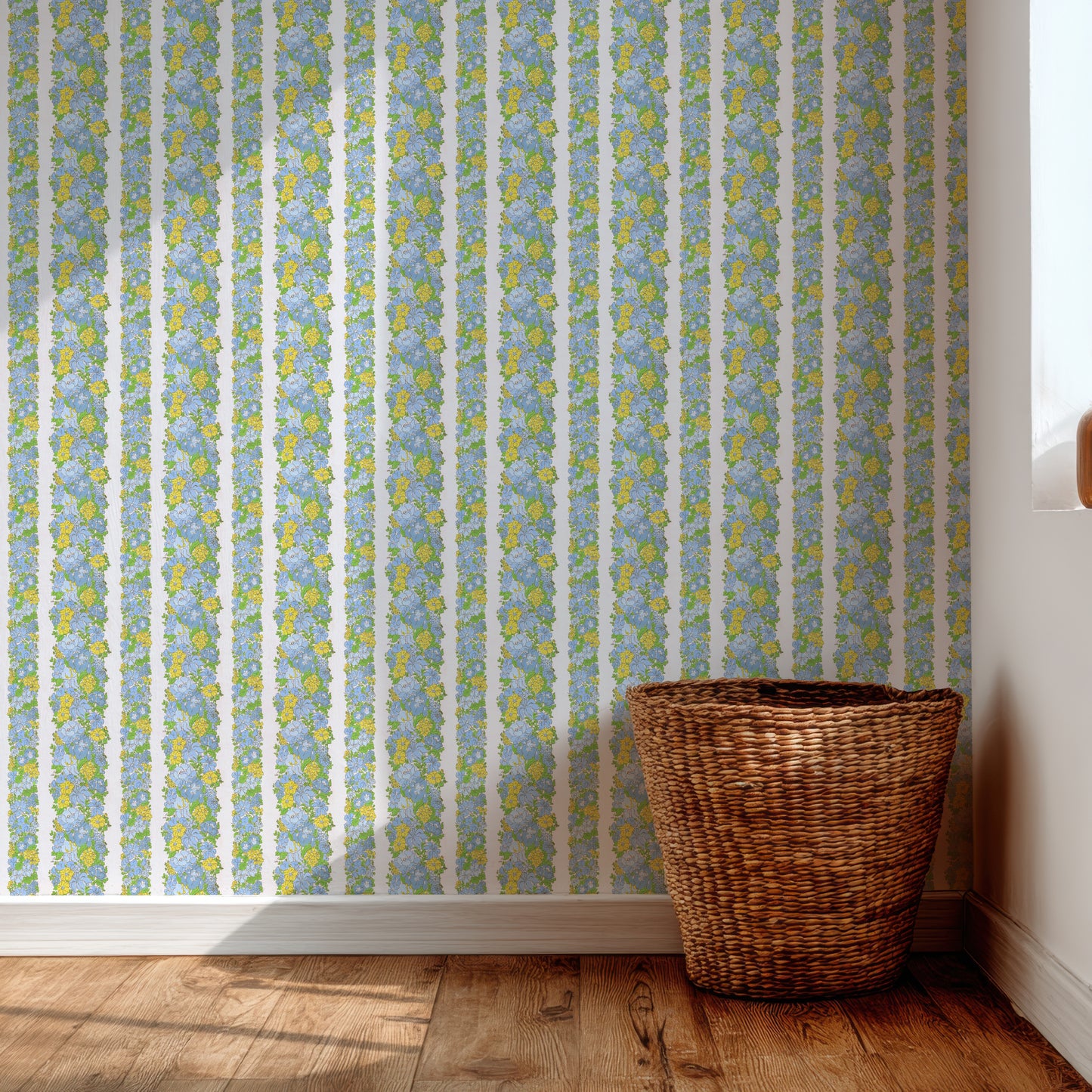 Fallon Retro Floral Stripe