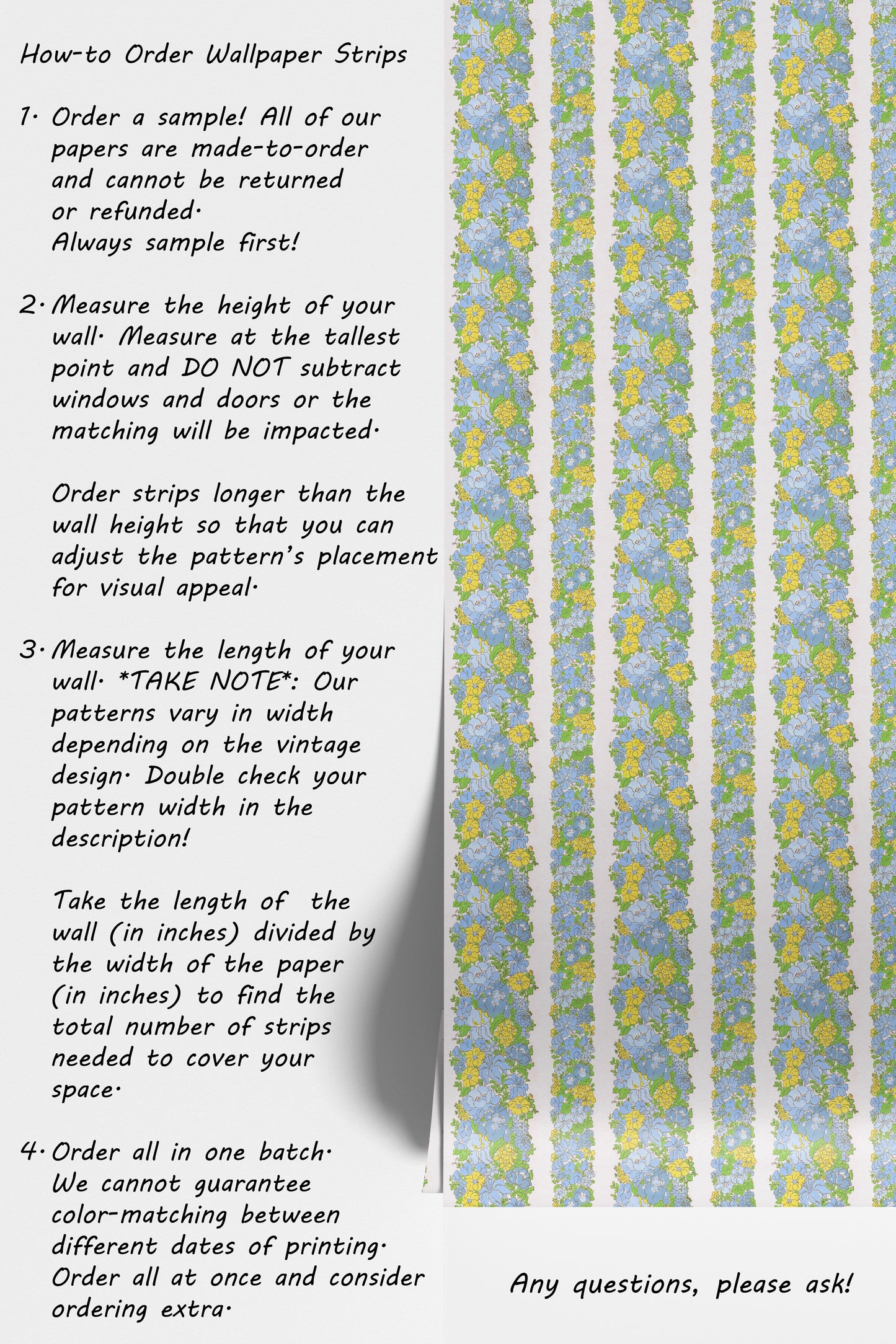 Fallon Retro Floral Stripe