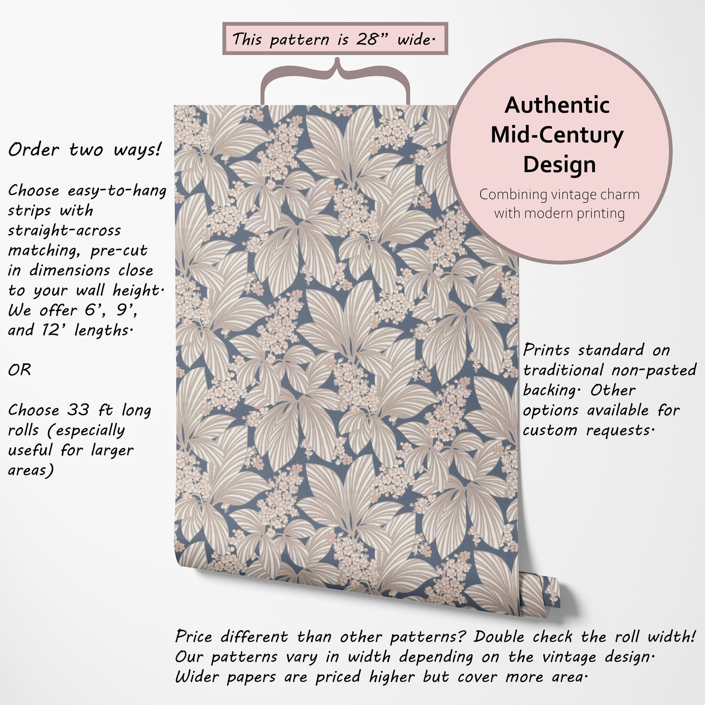 Kira Botanical in Gray and Blue
