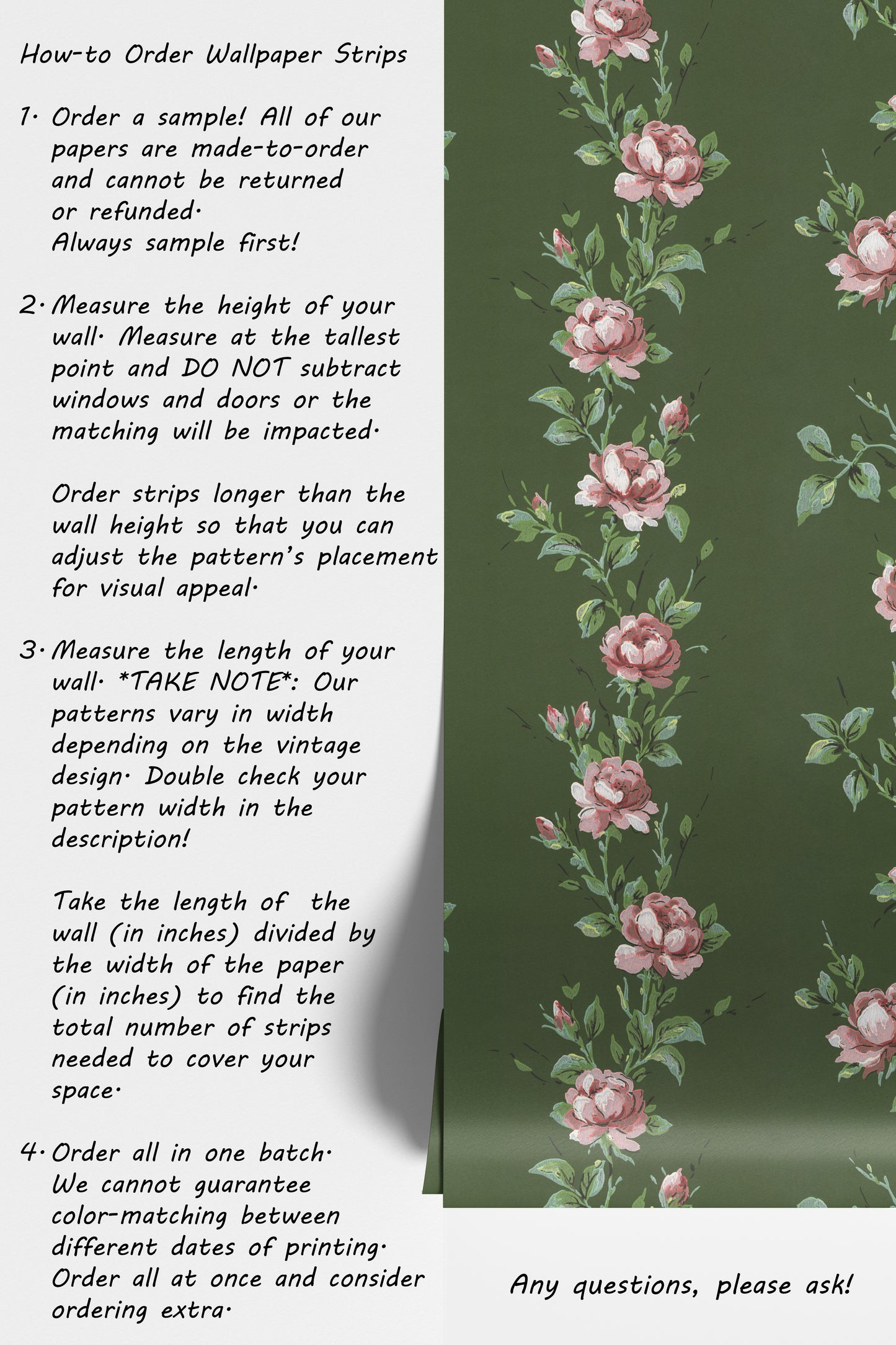 Wren Floral Stripe Pink Roses