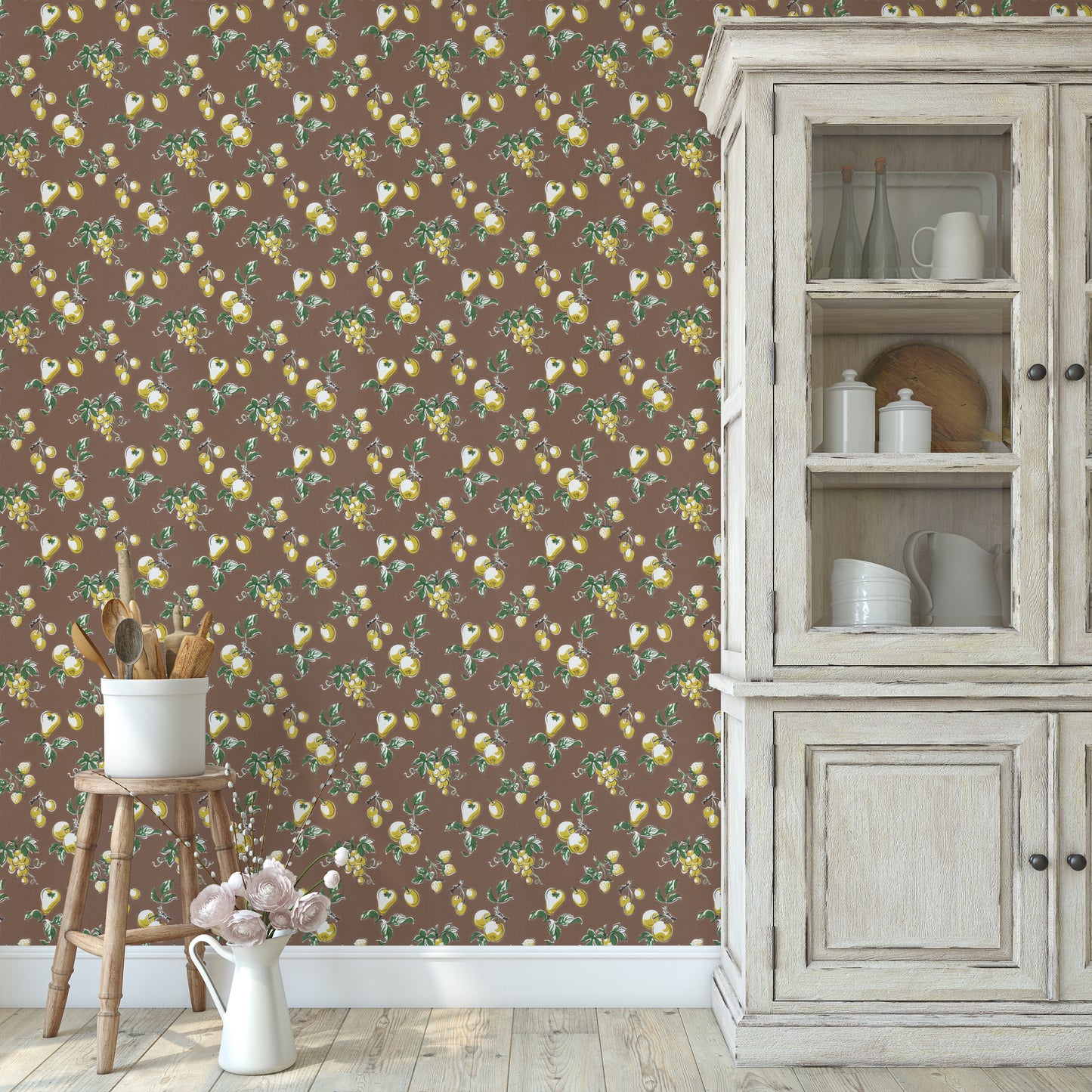 Bartlett Kitchen Fruit in Brown