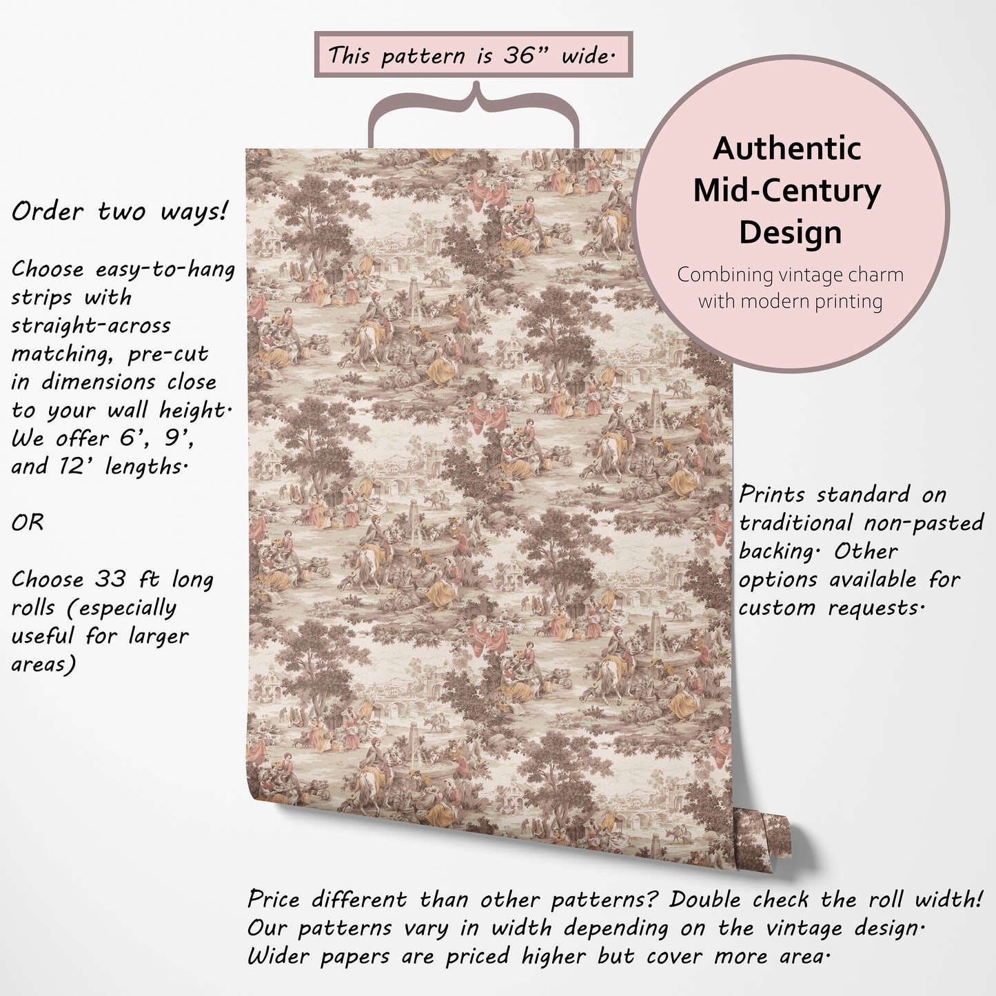 Canterbury Toile Scenic
