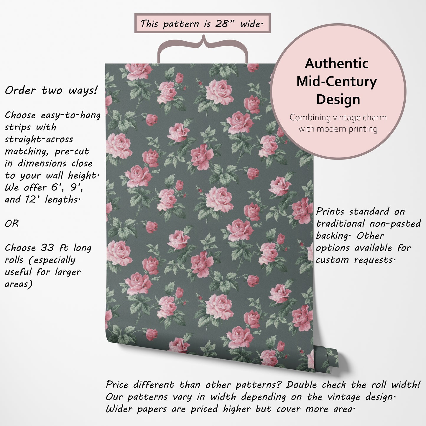 Natasha Rose Floral in Green
