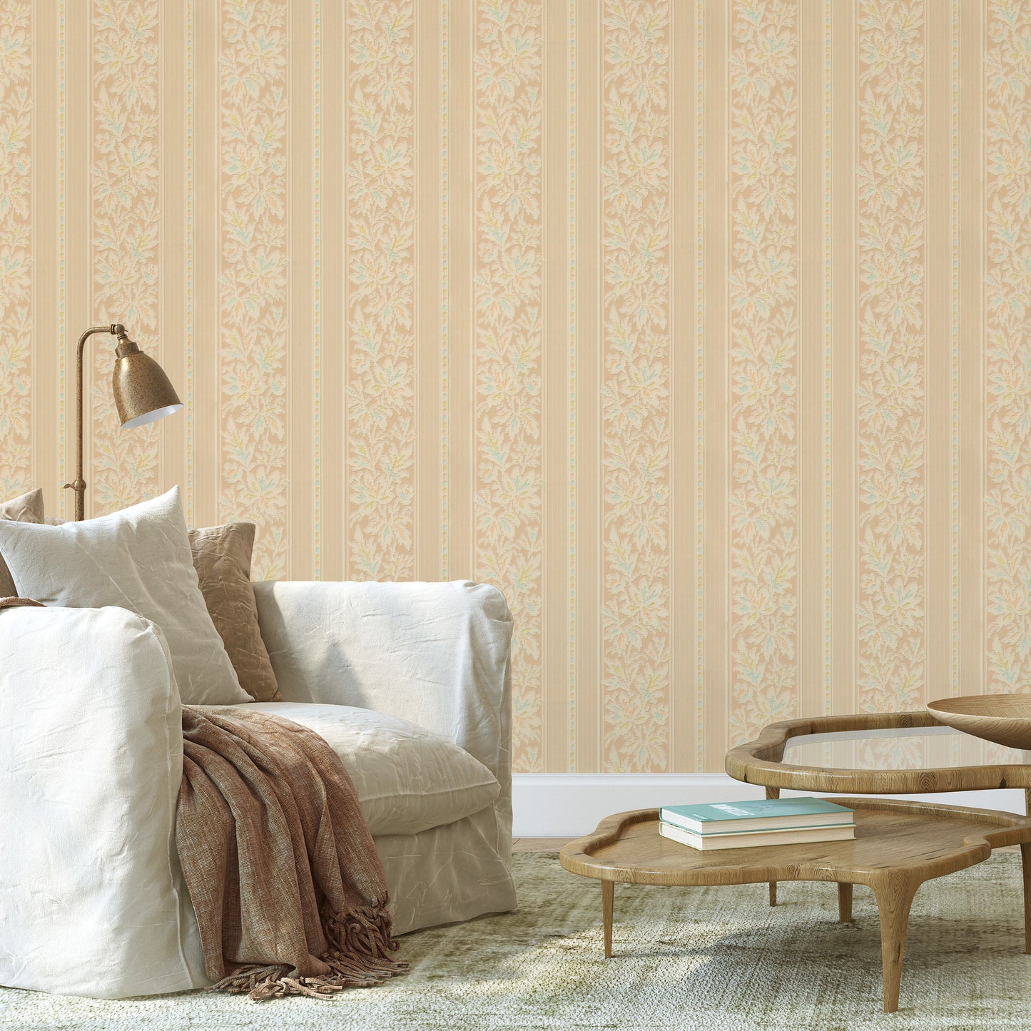 Cecily Antique Botanical Stripe