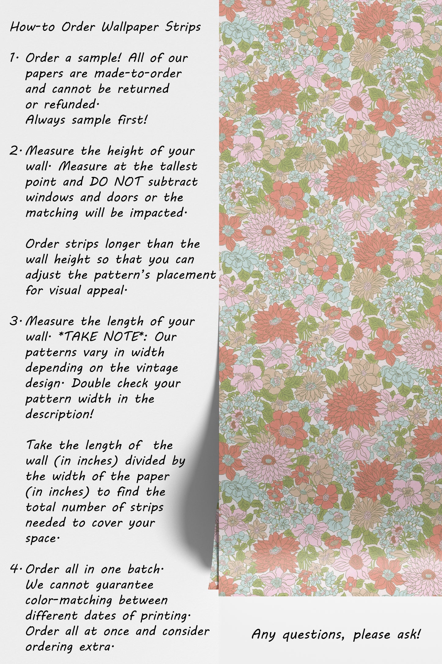 Blithe Retro Floral Red