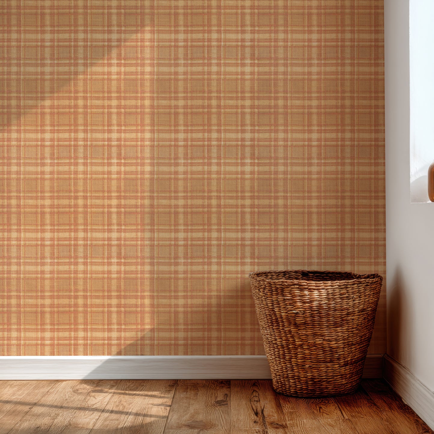 October Plaid Orange