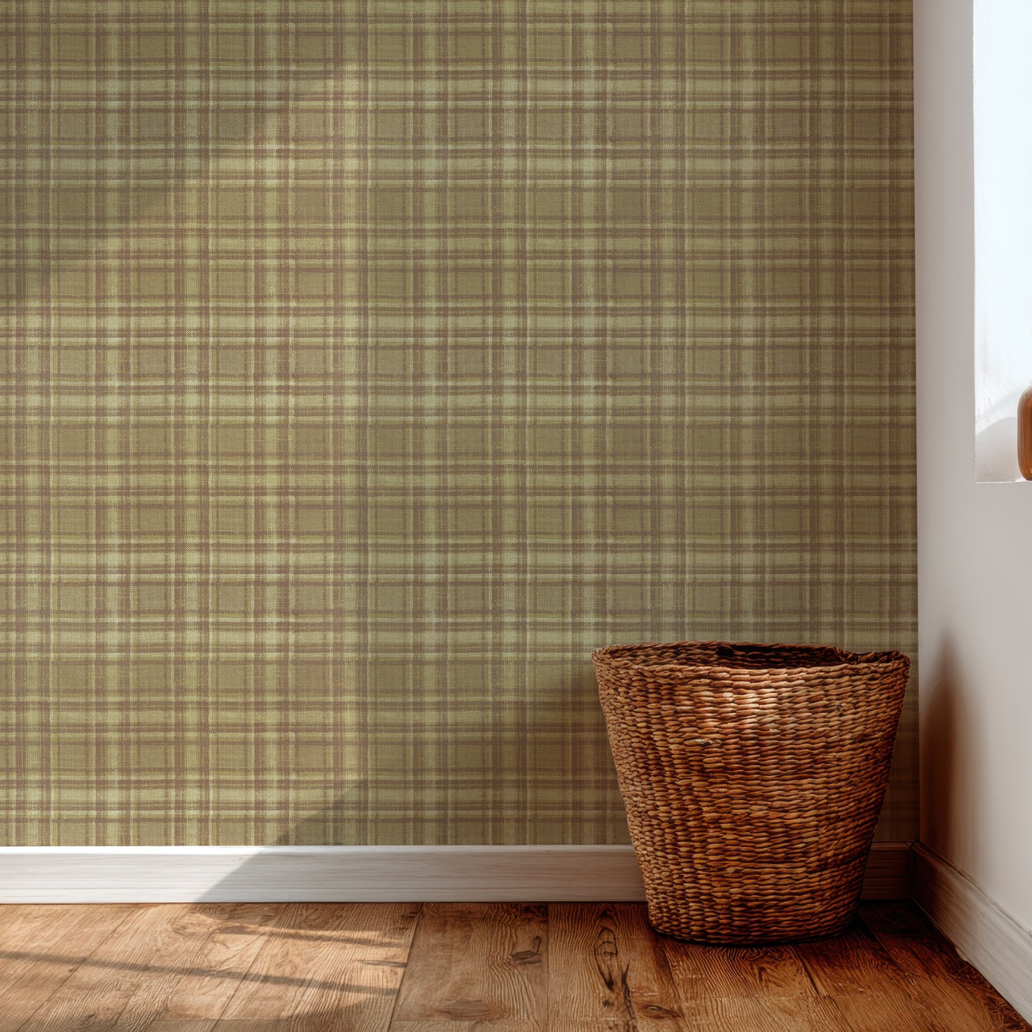 October Plaid Brown