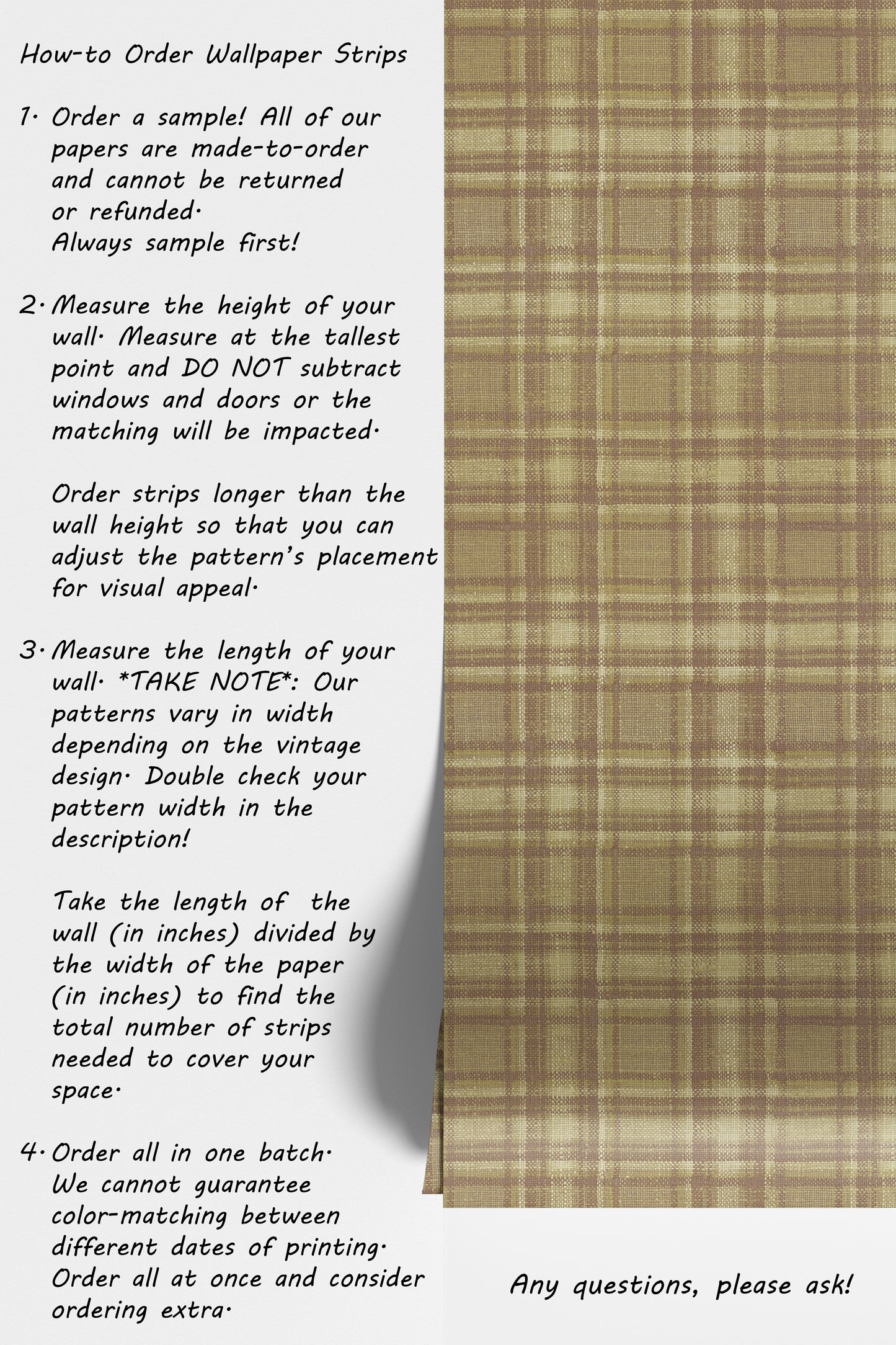 October Plaid Brown