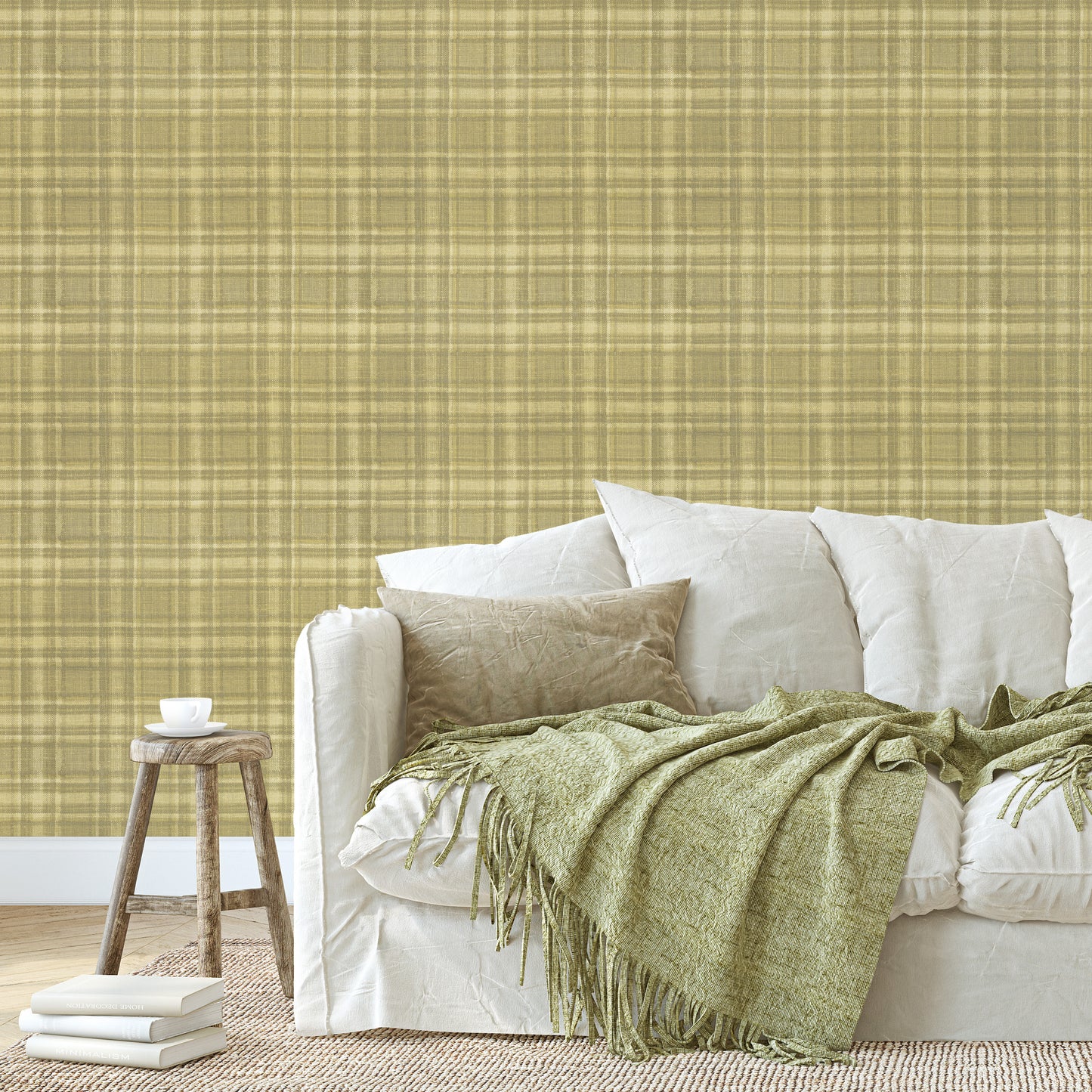 October Plaid Yellow