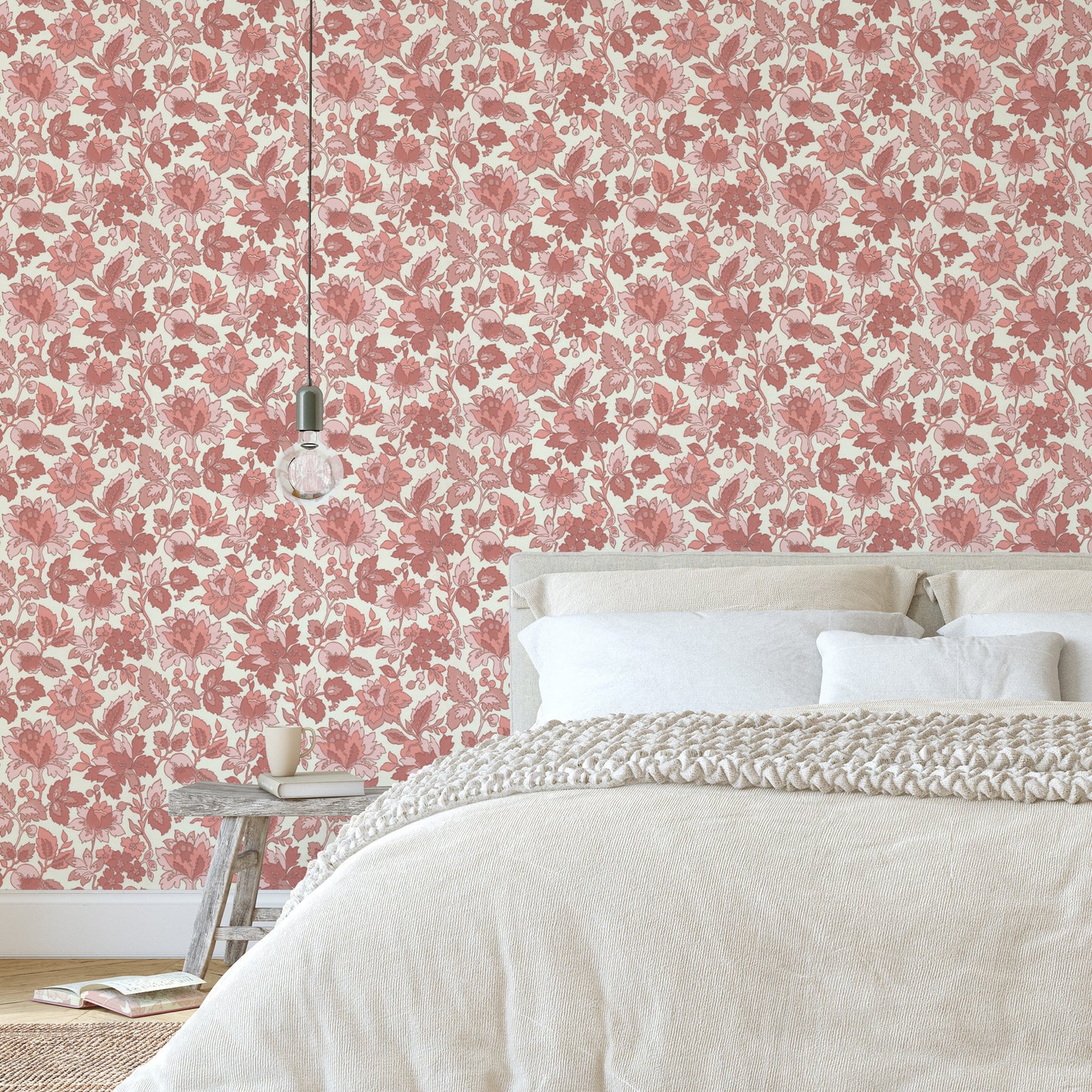 Hester Retro Floral in Pink
