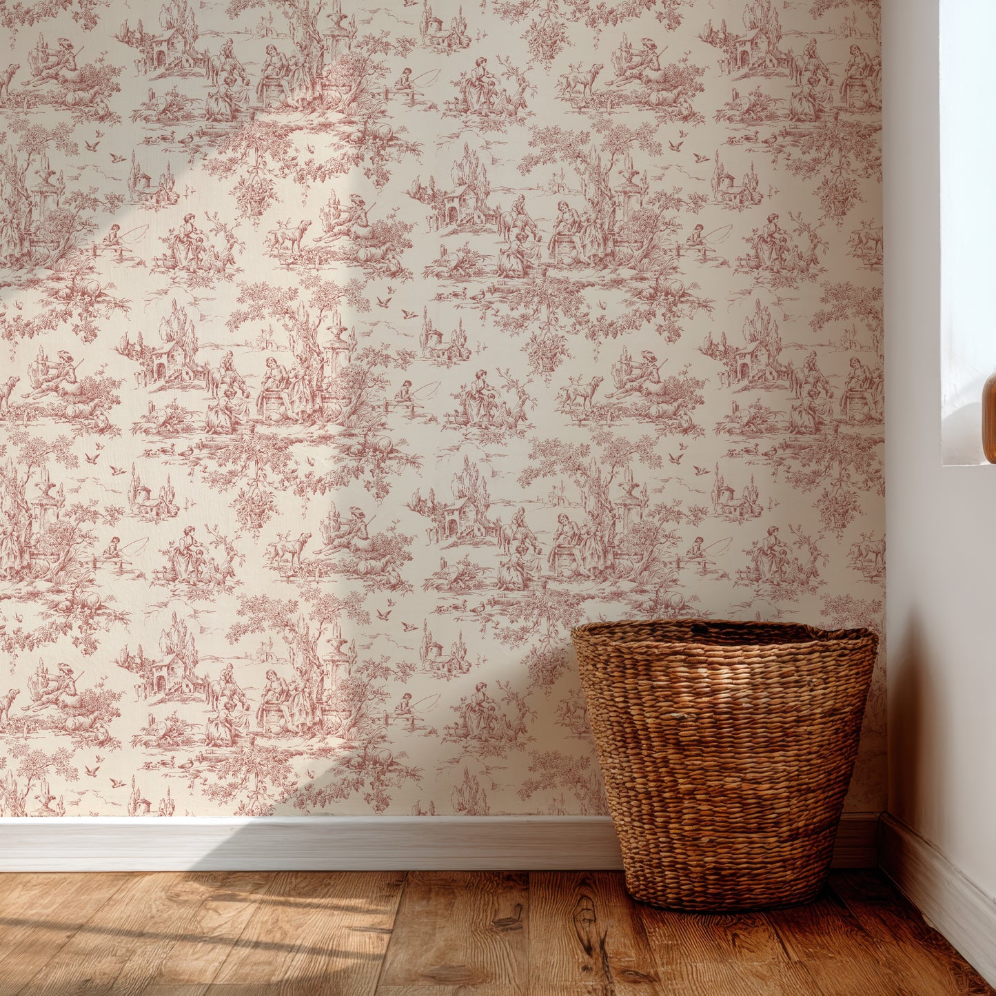 Geraldine Toile Scenic in Red