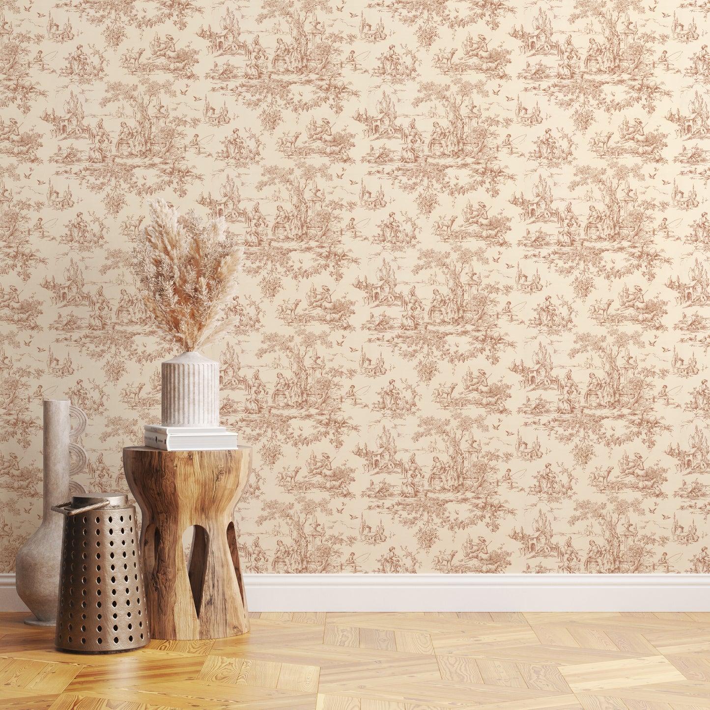 Geraldine Toile Scenic in Orange