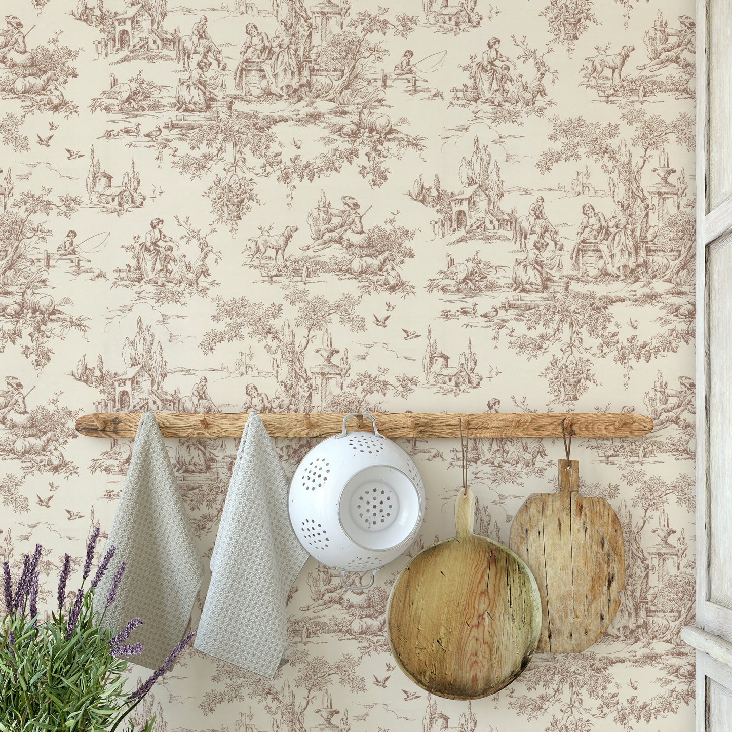 Geraldine Toile Scenic in Brown