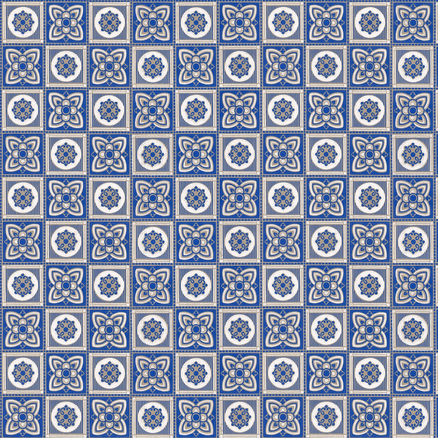 Aspire French Geometric in Blue