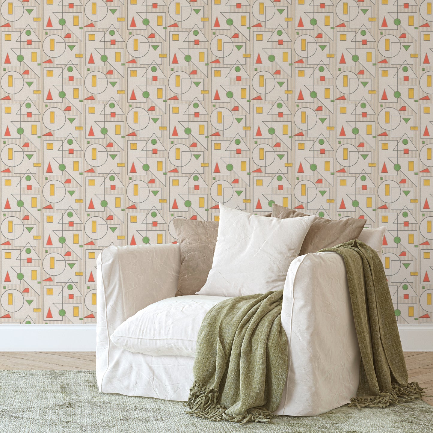 Slant Retro Geometric