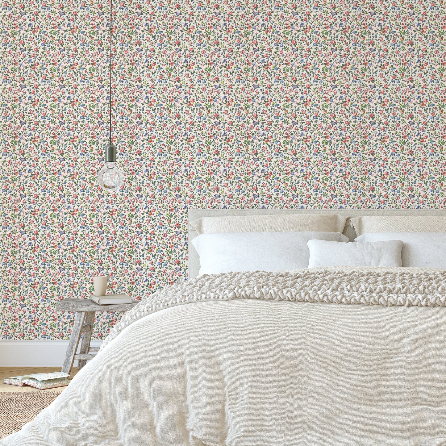 Caitlin Ditsy Rose Floral