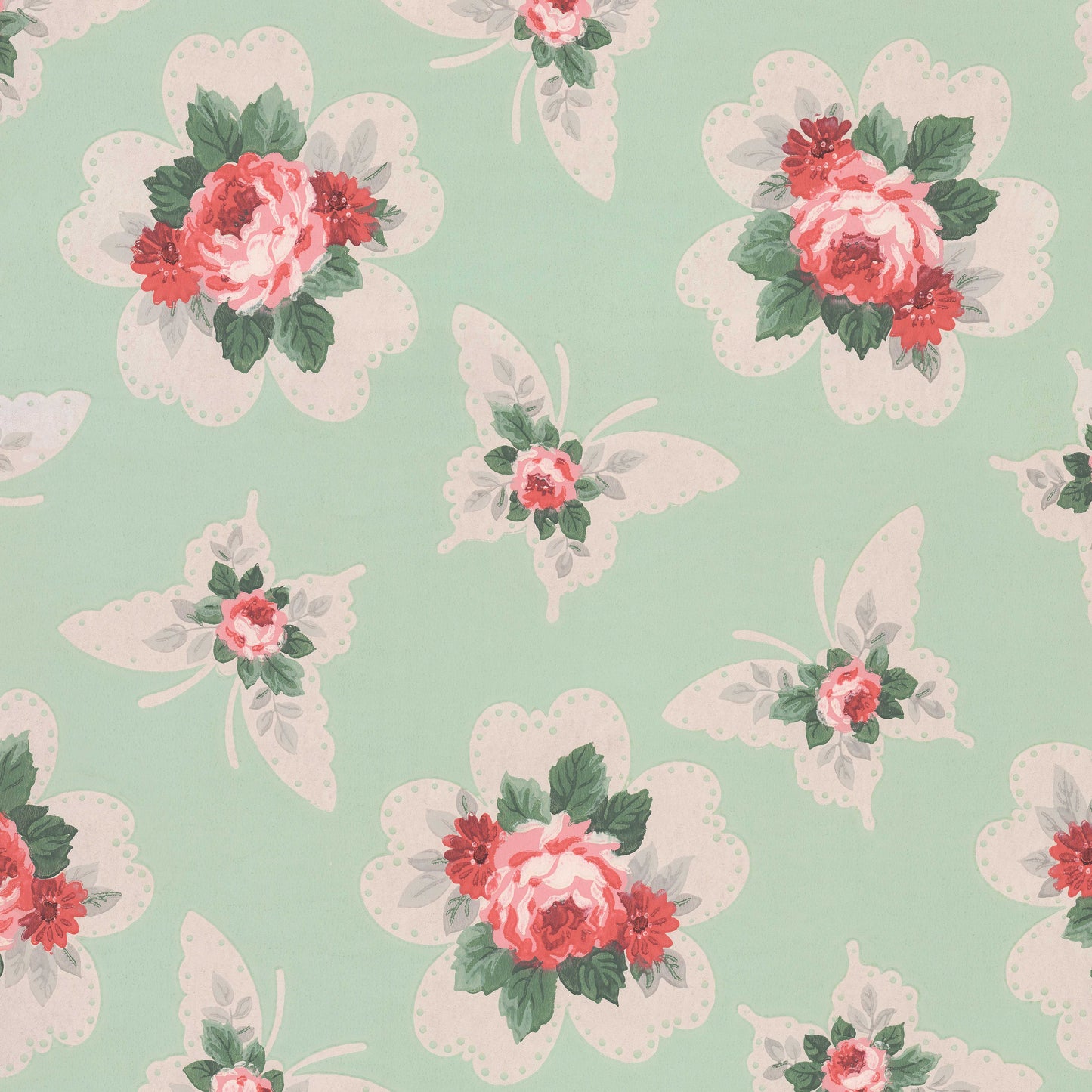 Traci Roses and Butterflies Floral