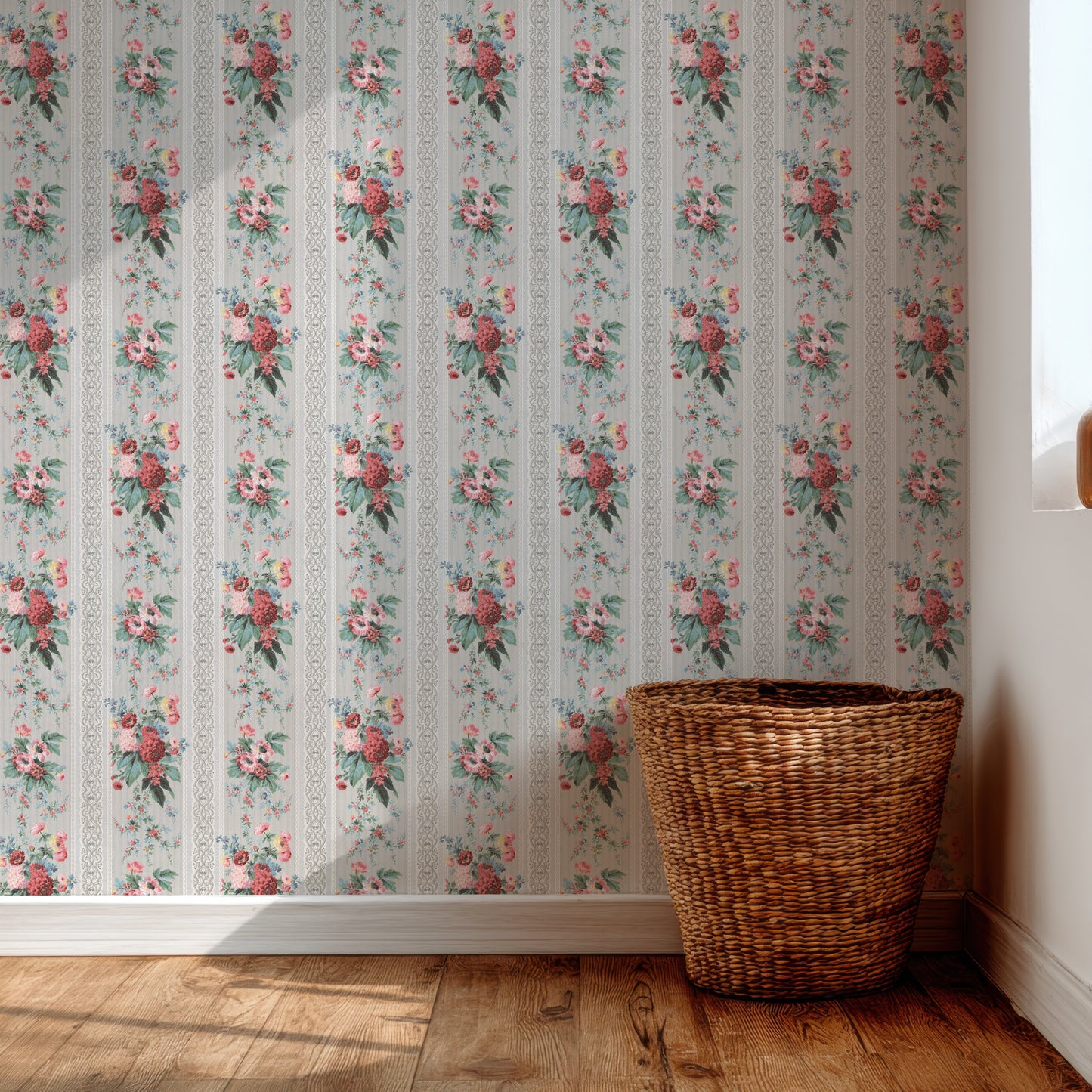 Carmen Floral Stripe