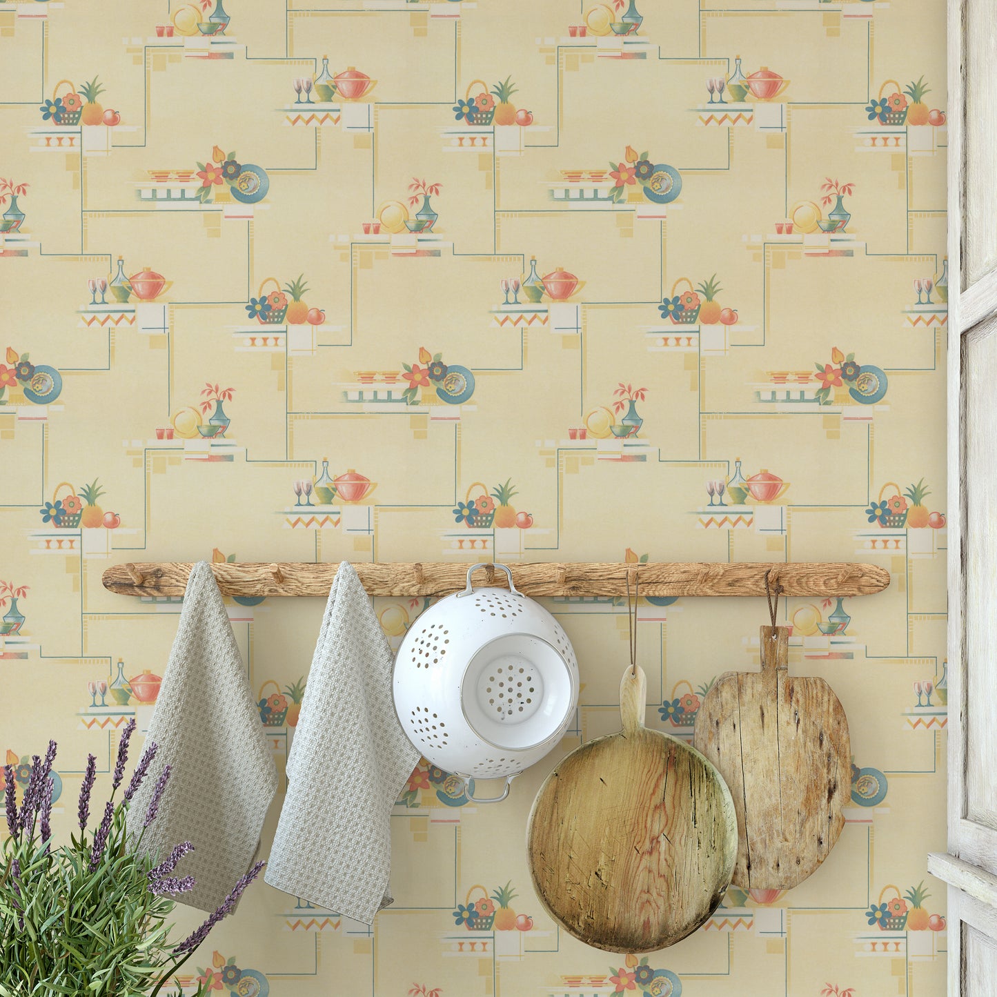 Kitchen Shelves Yellow