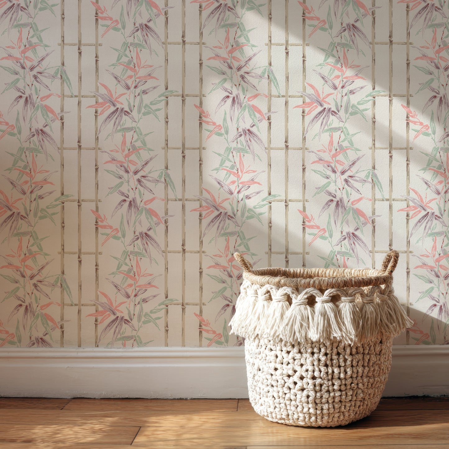 Calla Botanical Stripe with Bamboo