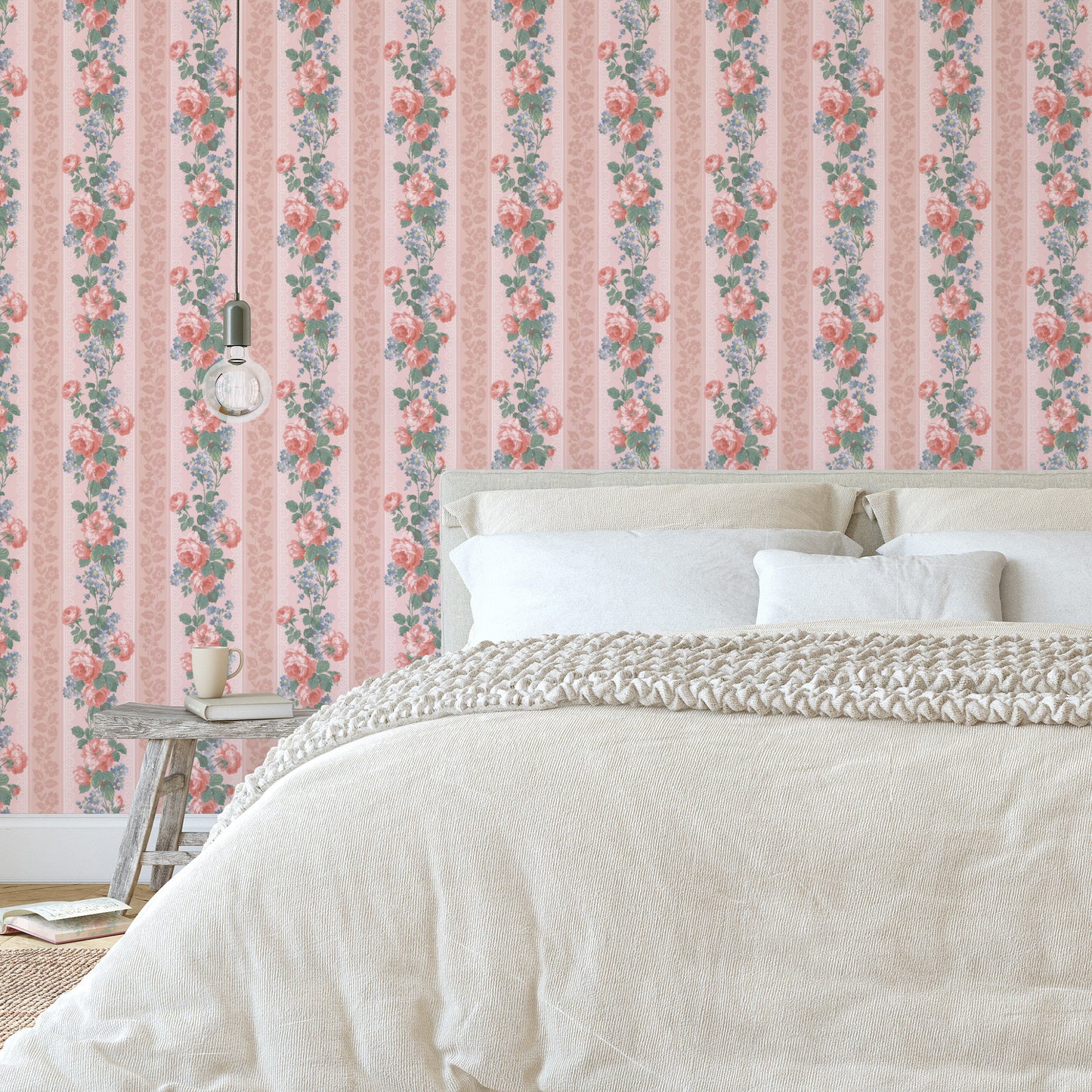 Rosalie Floral Stripe