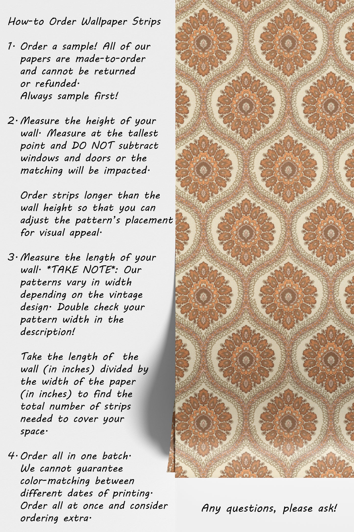 Sondra Retro Geometric Damask