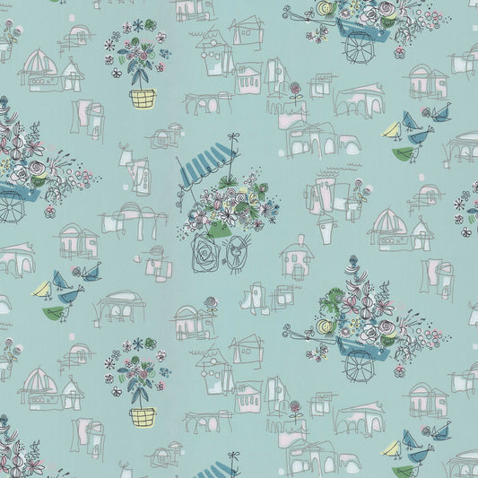 Jillian Novelty Flower Carts Theme