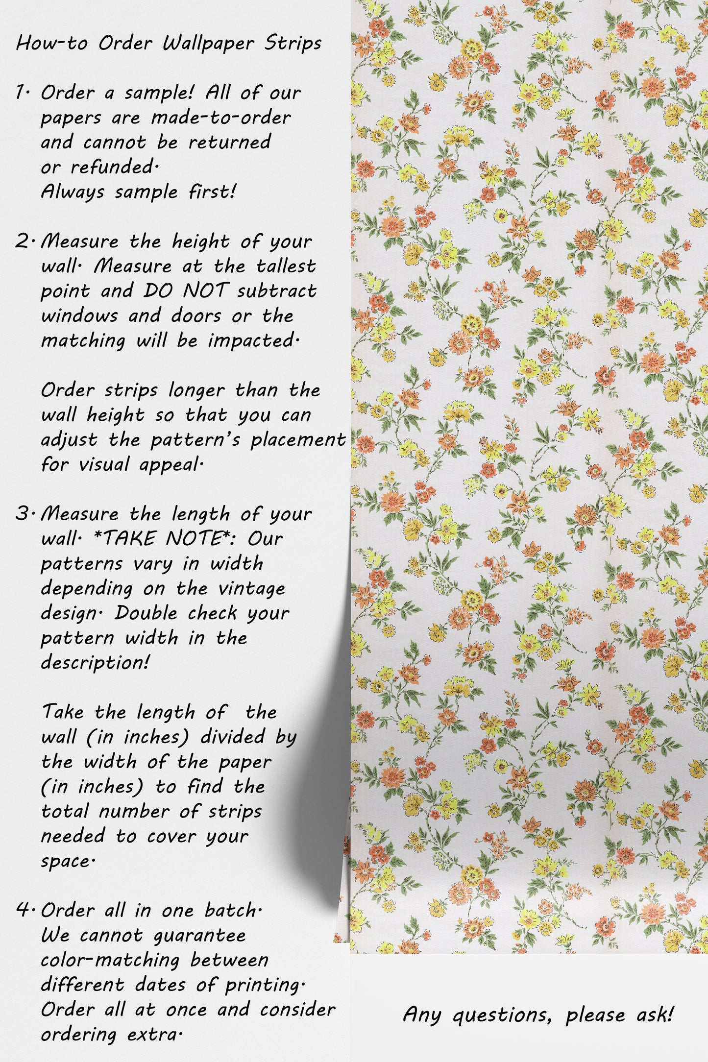 Nala Retro Orange Floral