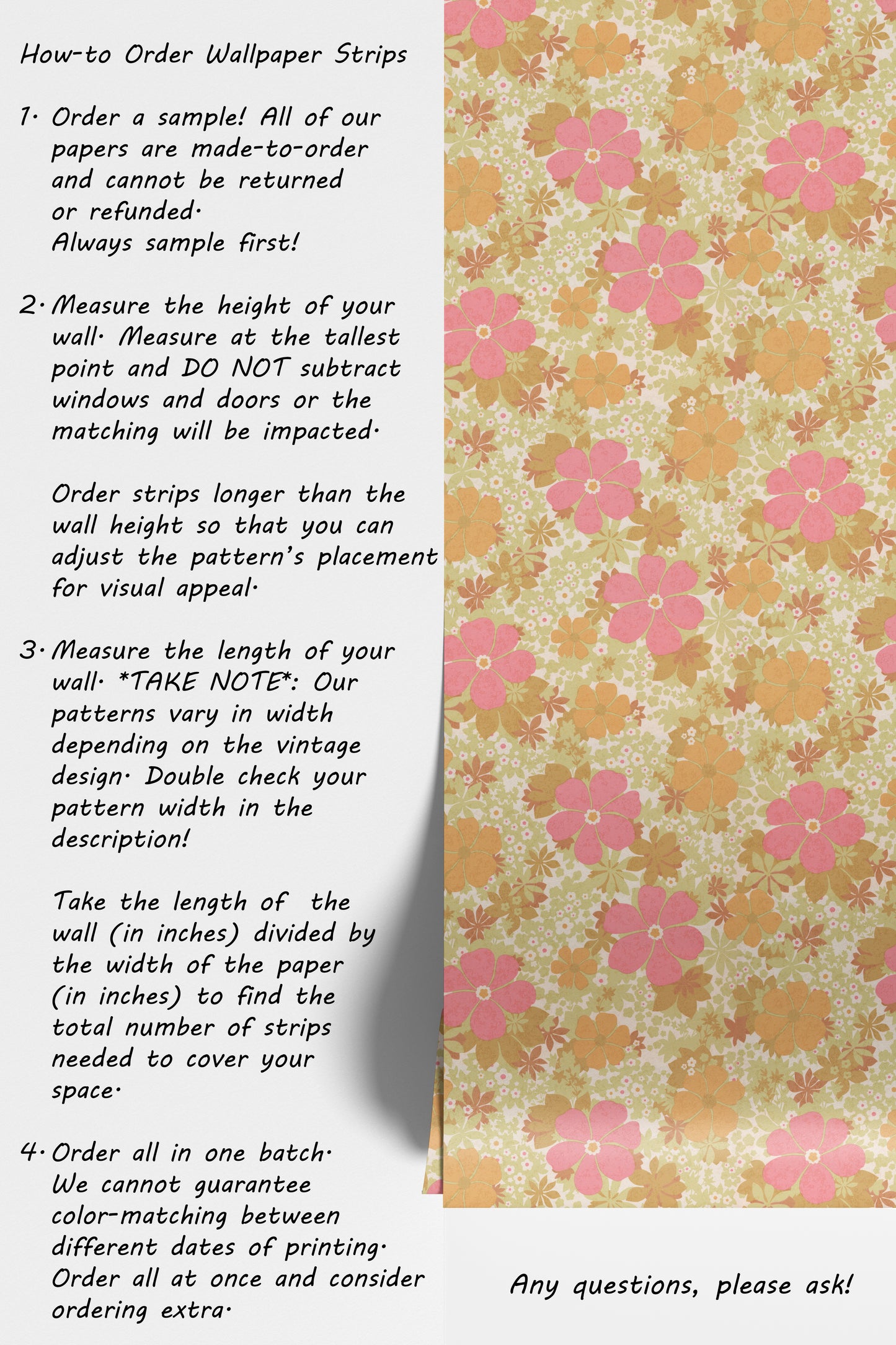 Daisy Retro Floral