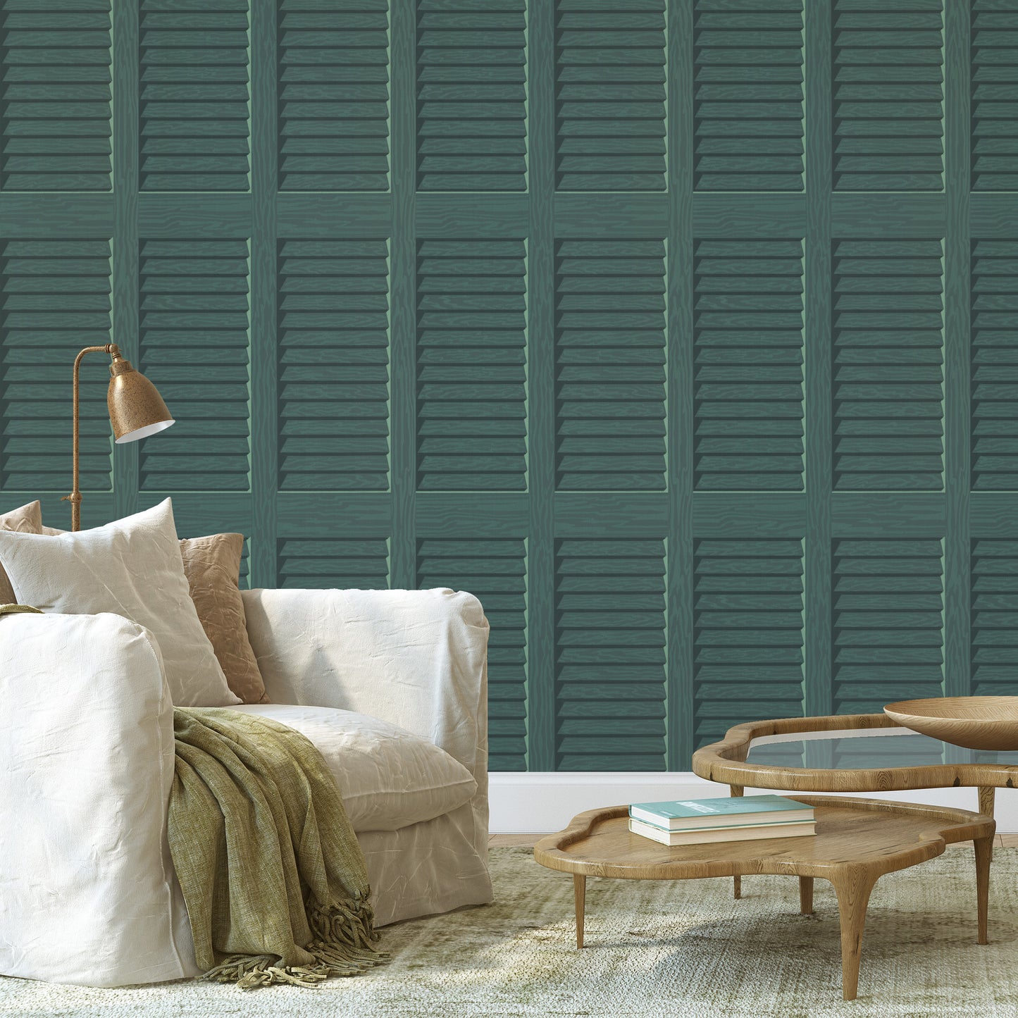 Green Shutters Faux Texture