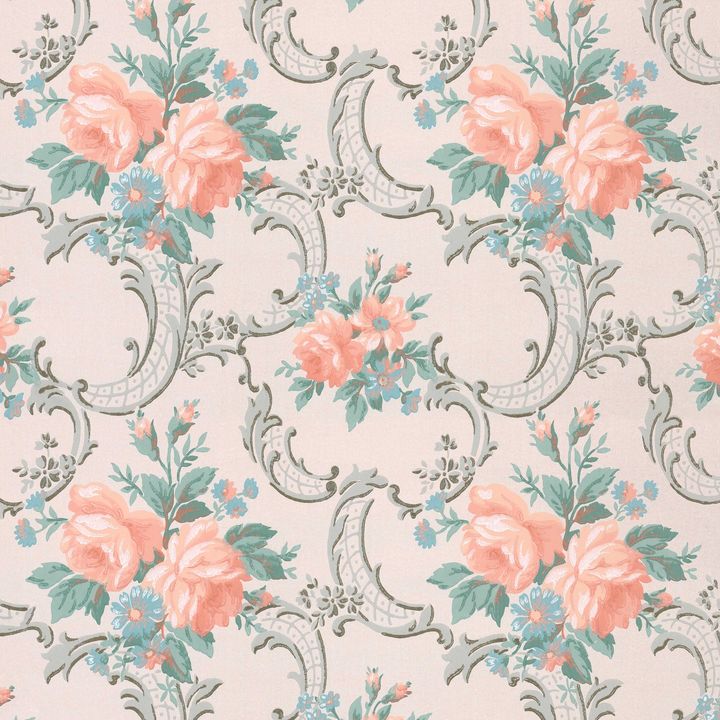 Lenora Peach Roses Floral