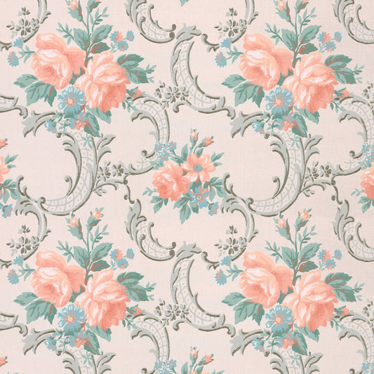 Lenora Peach Roses Floral