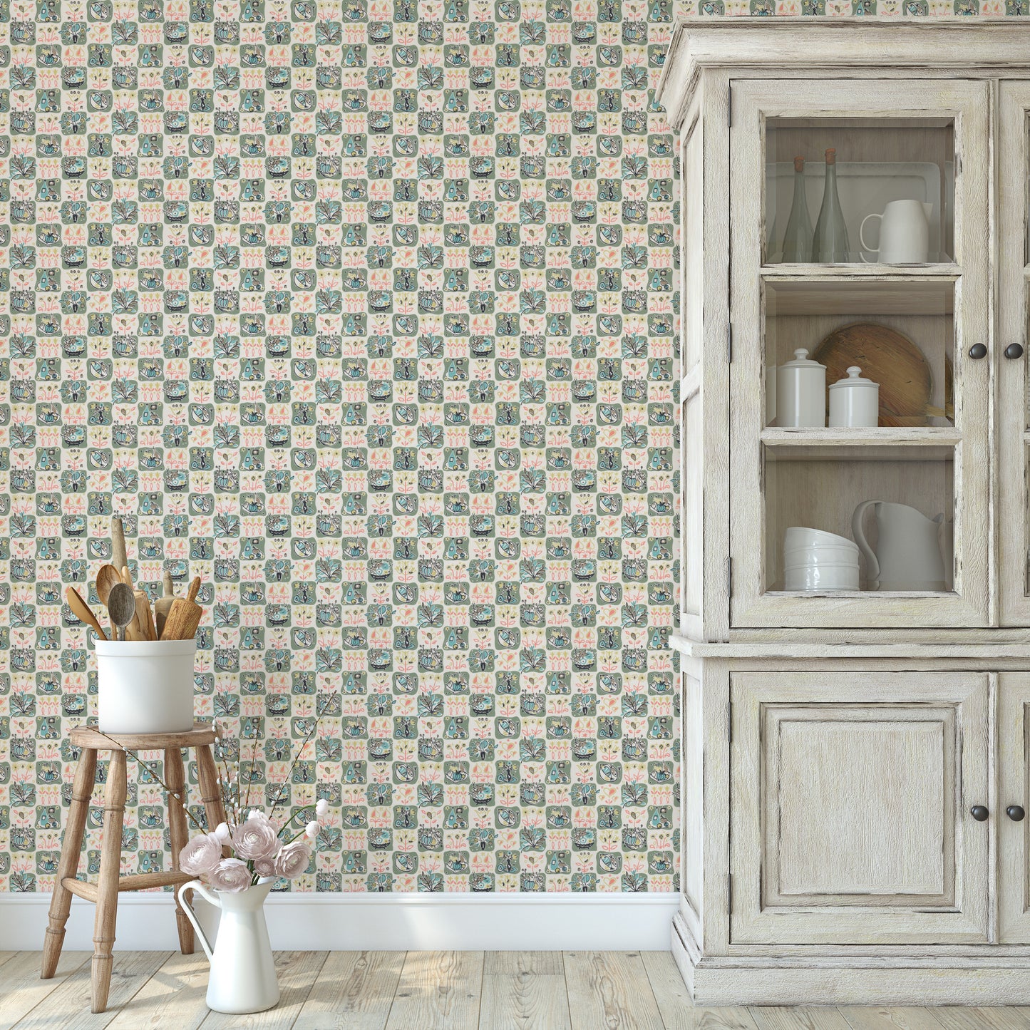 A La Carte Midcentury Kitchen