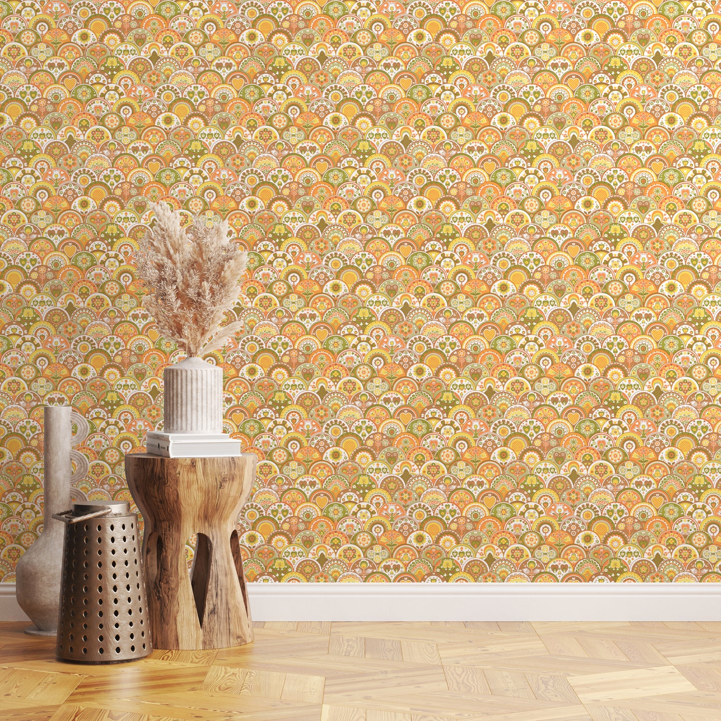 Vibrance Retro Geometric in Autumn