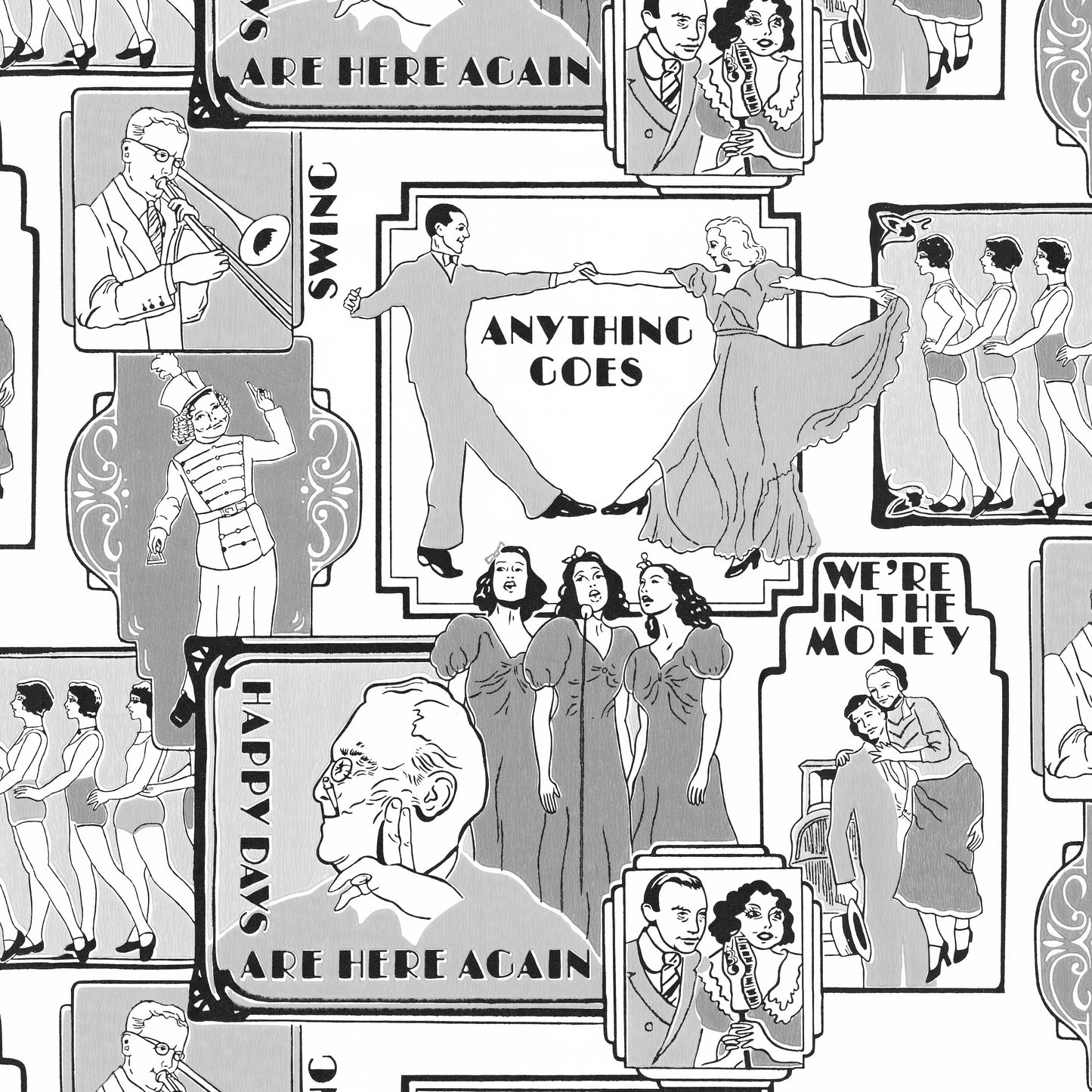 Thirties Pop Culture and Music Theme