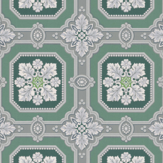 Emerald Geometric Tiles