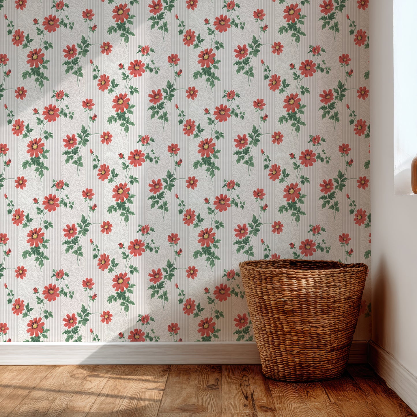 Presley Red Cosmos Floral
