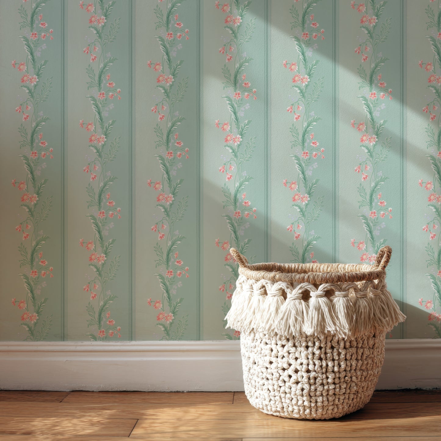 Nicole Floral Stripe