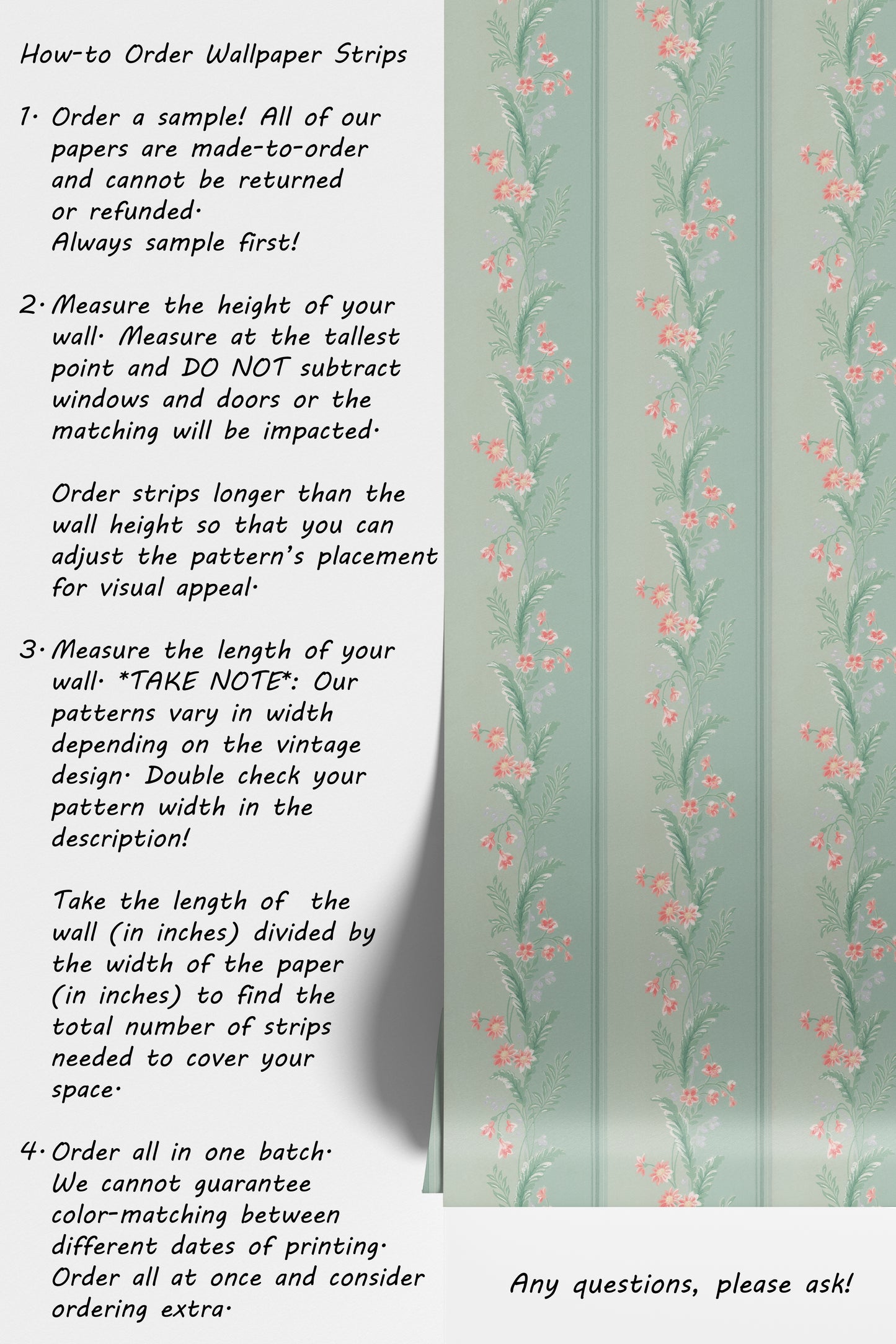 Nicole Floral Stripe