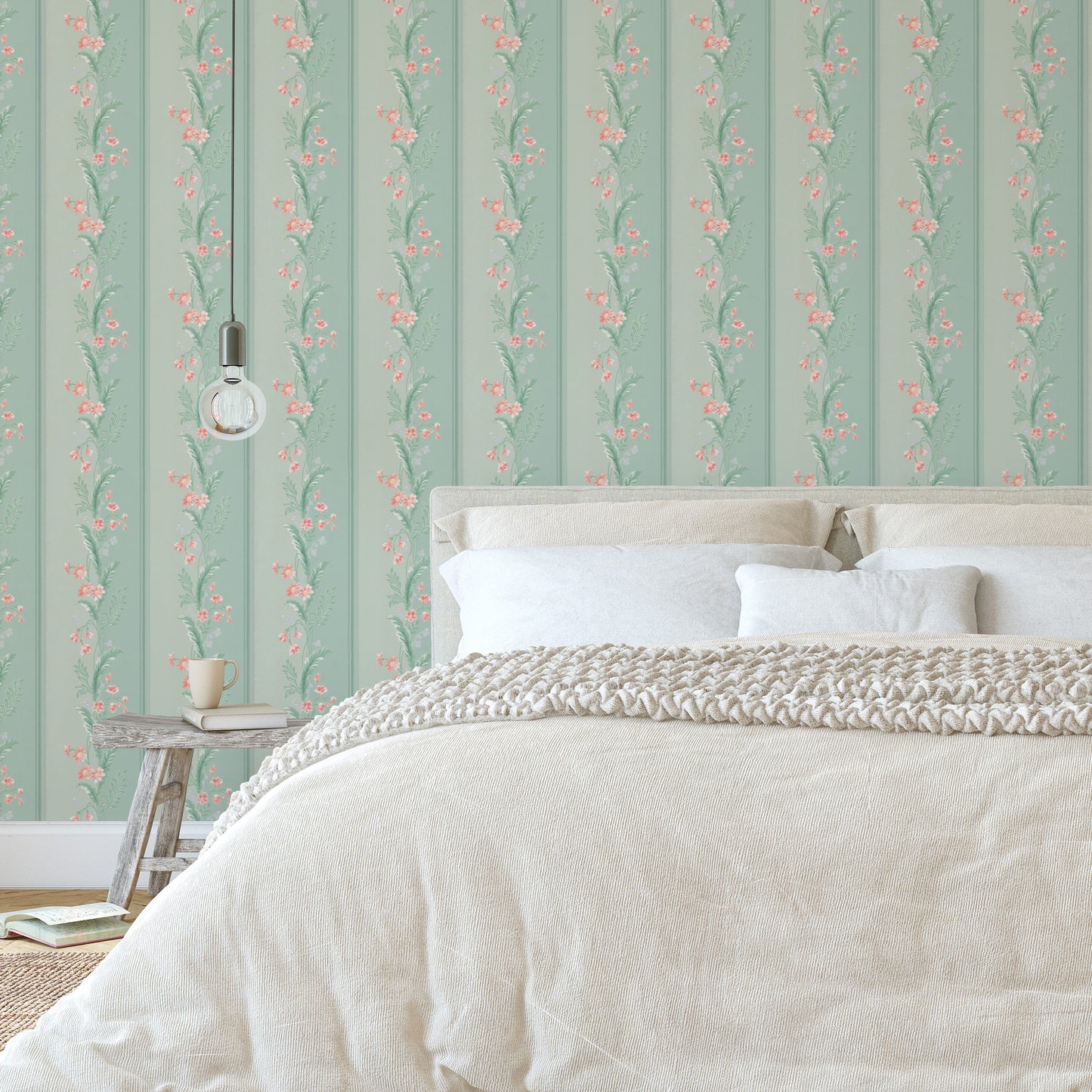 Nicole Floral Stripe