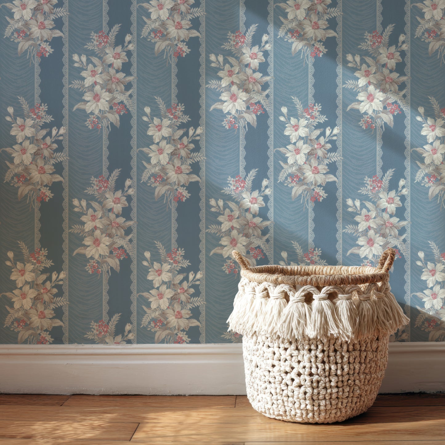 Taffline Floral Stripe