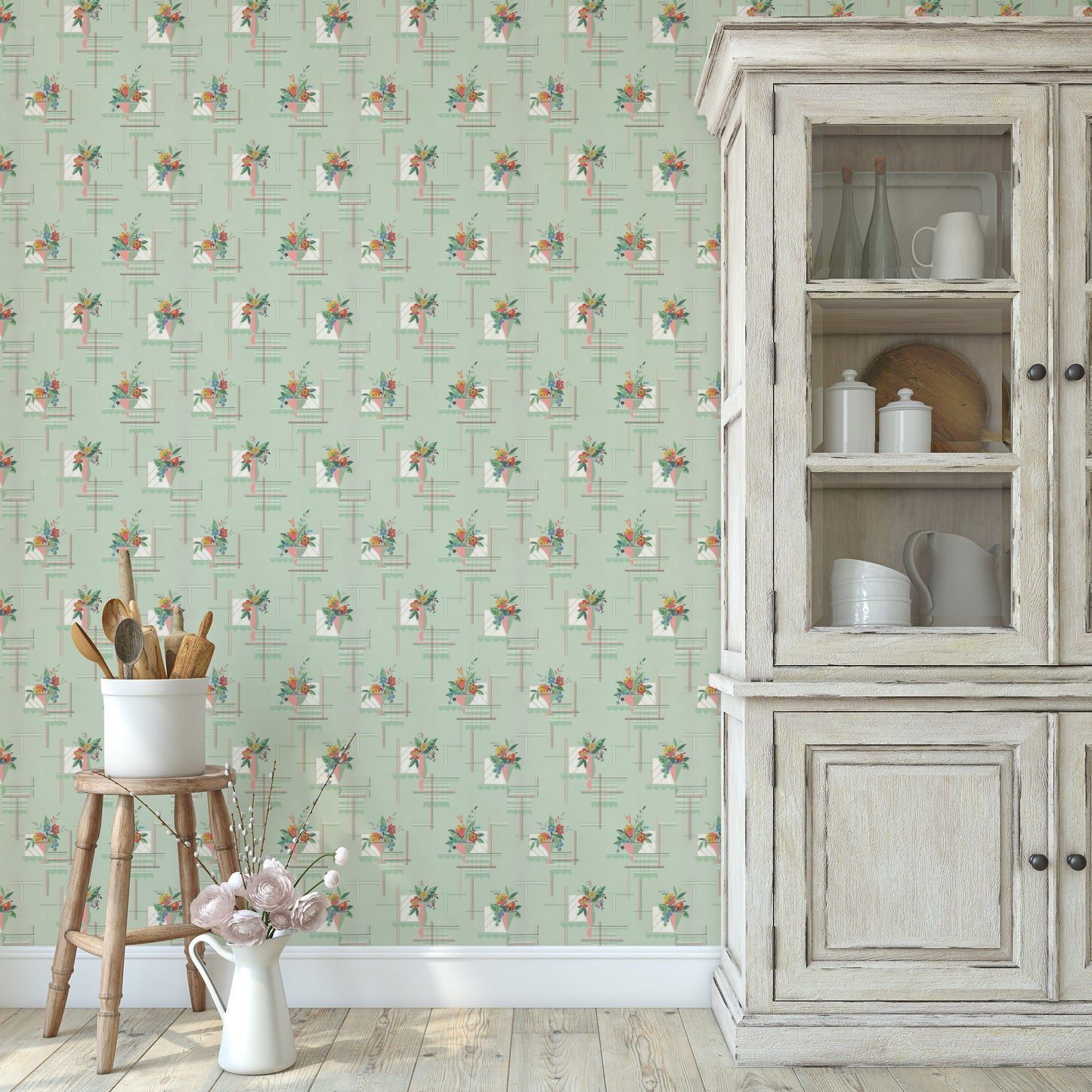Freddi Kitchen in Green