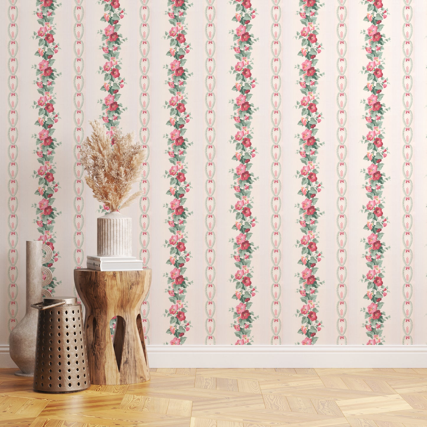 Deanna Floral Stripe