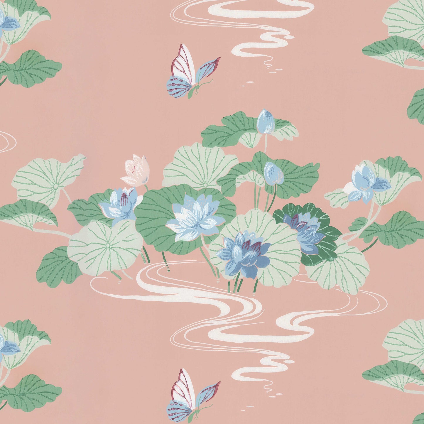 Doreen Bathroom Water Lilies